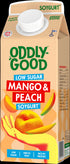 Oddlygood® vähäsokerinen Soygurt 750 g mango & persikka