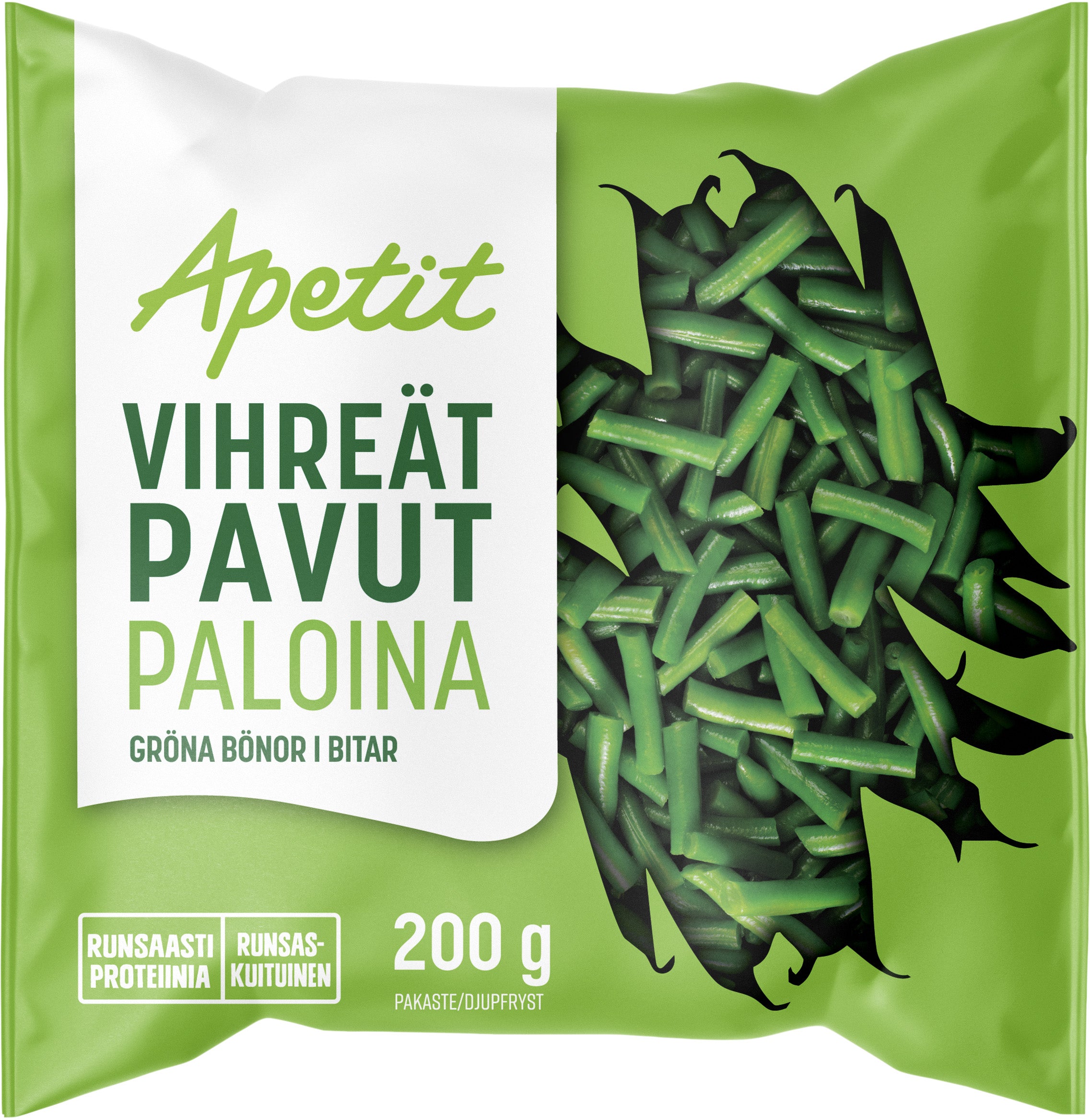 Apetit Vihreitä papuja paloina pakaste 200g