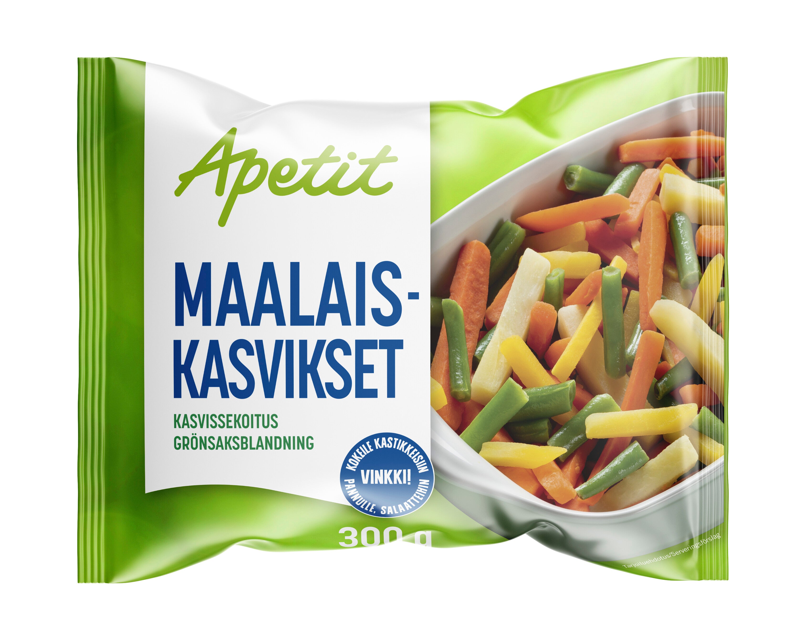 Apetit Maalaiskasvikset kasvissekoitus pakaste 300g