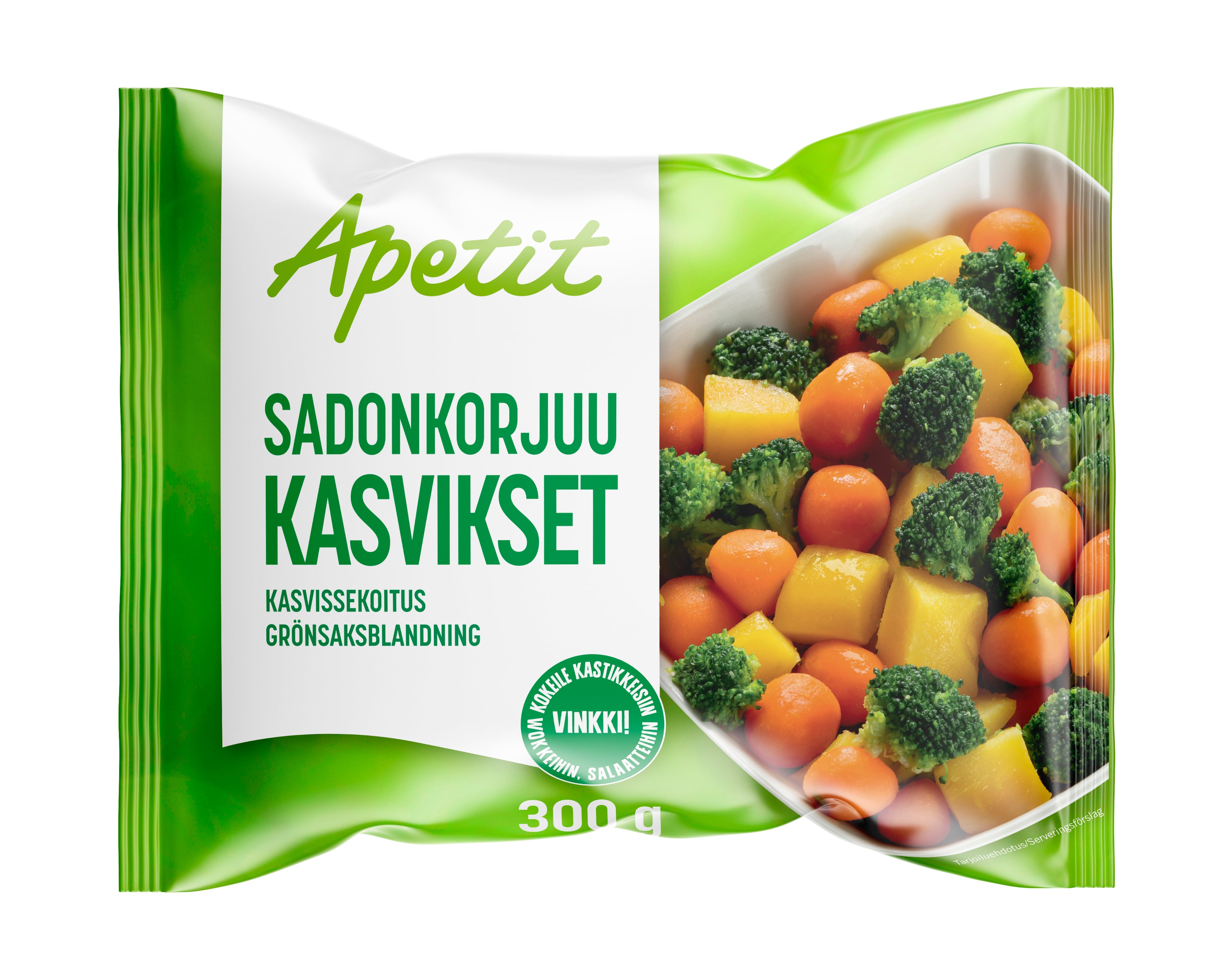Apetit Sadonkorjuukasvikset kasvissekoitus pakaste 300g