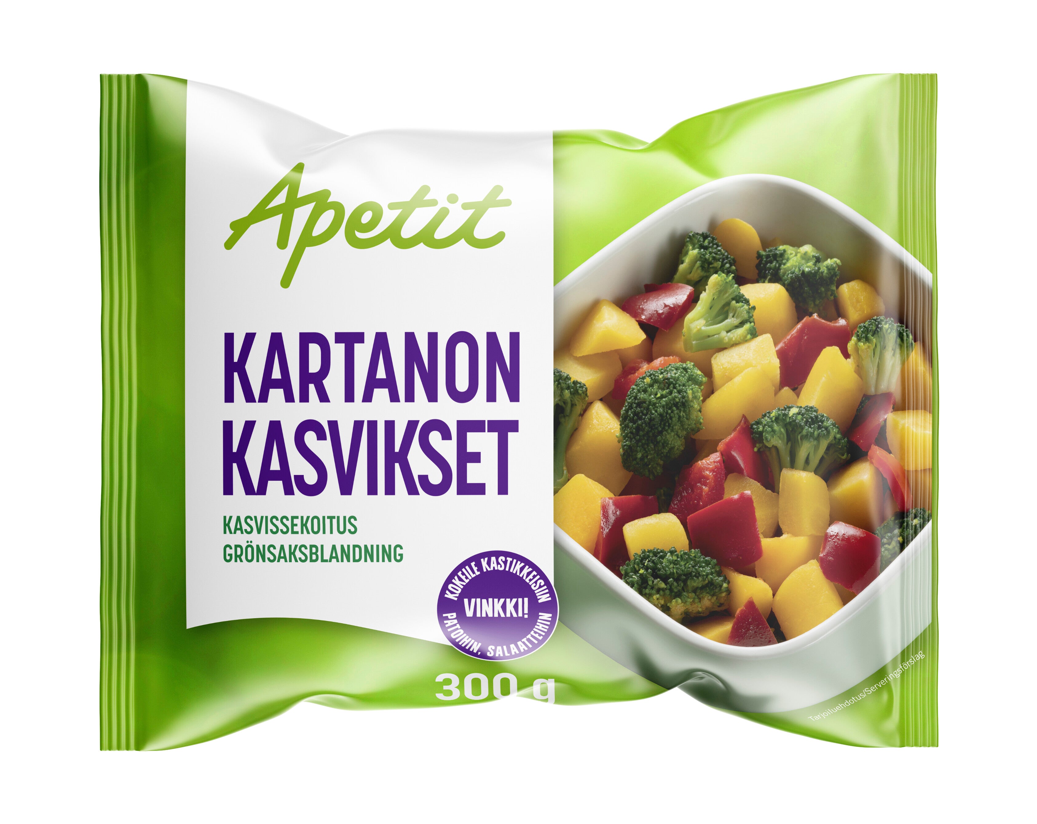 Apetit Kartanon kasvikset kasvissekoitus pakaste 300g
