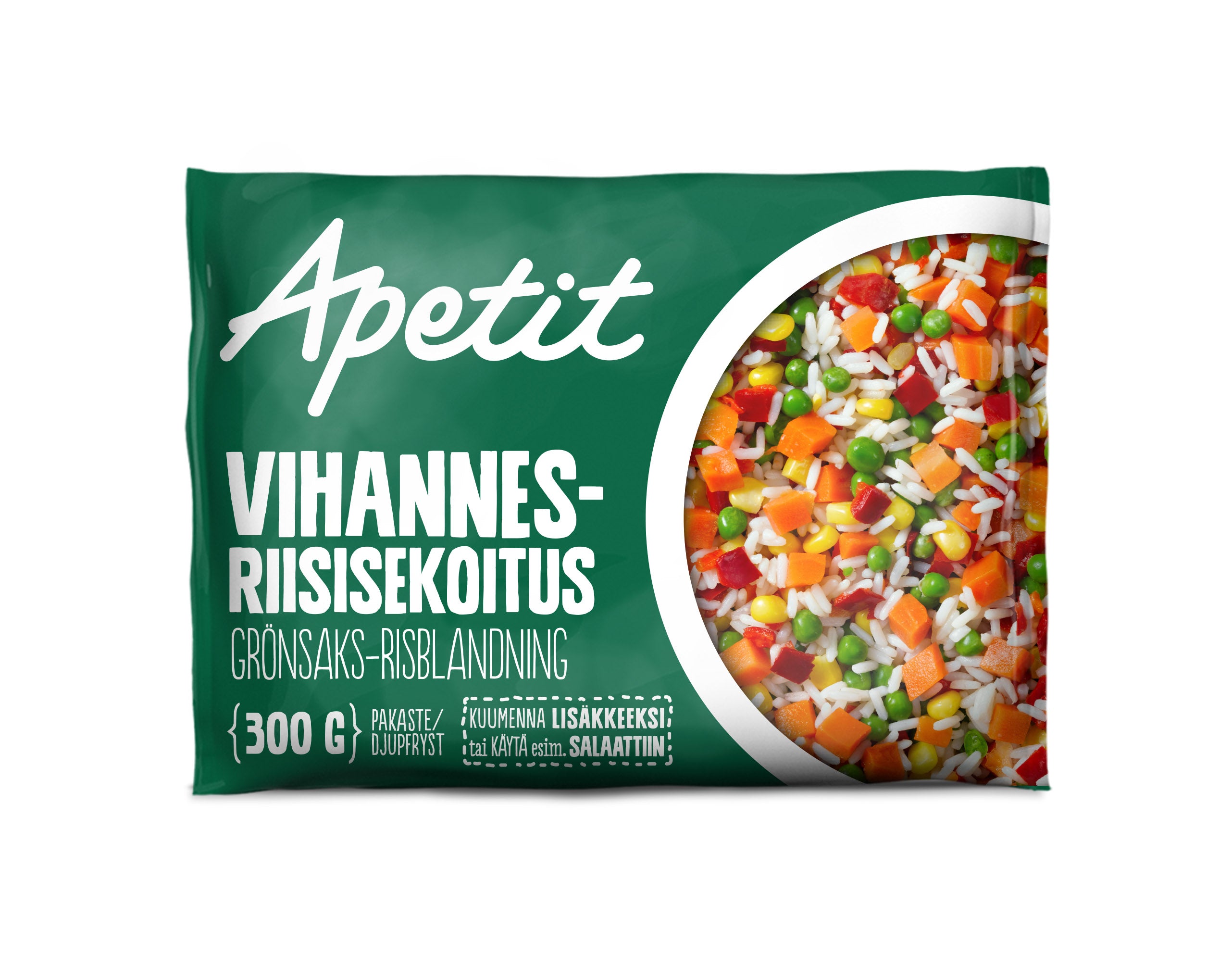 Apetit Vihannes-riisisekoitus pakaste 300g