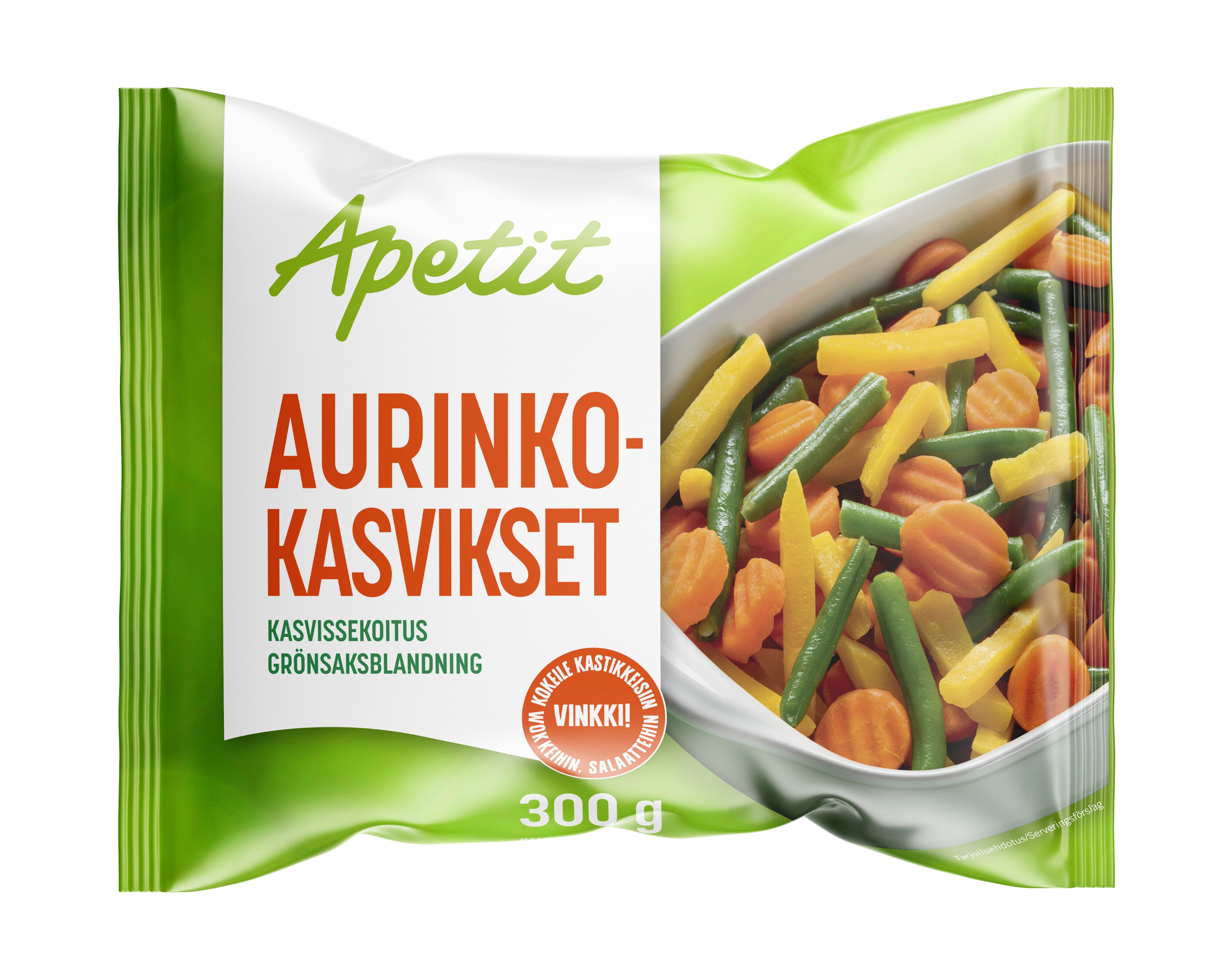 Apetit Aurinkokasvikset kasvissekoitus pakaste 300g
