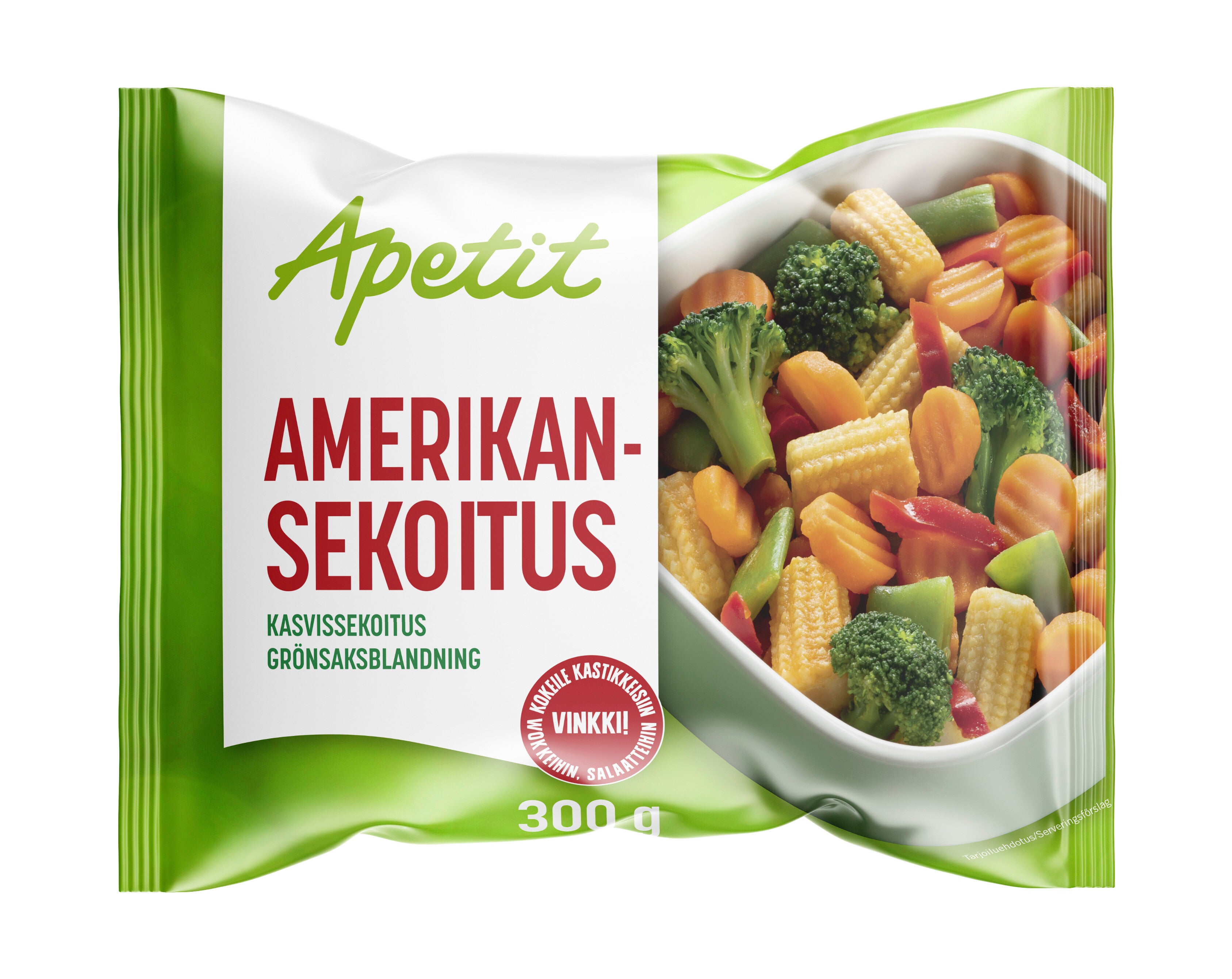 Apetit Amerikansekoitus kasvissekoitus pakaste 300g