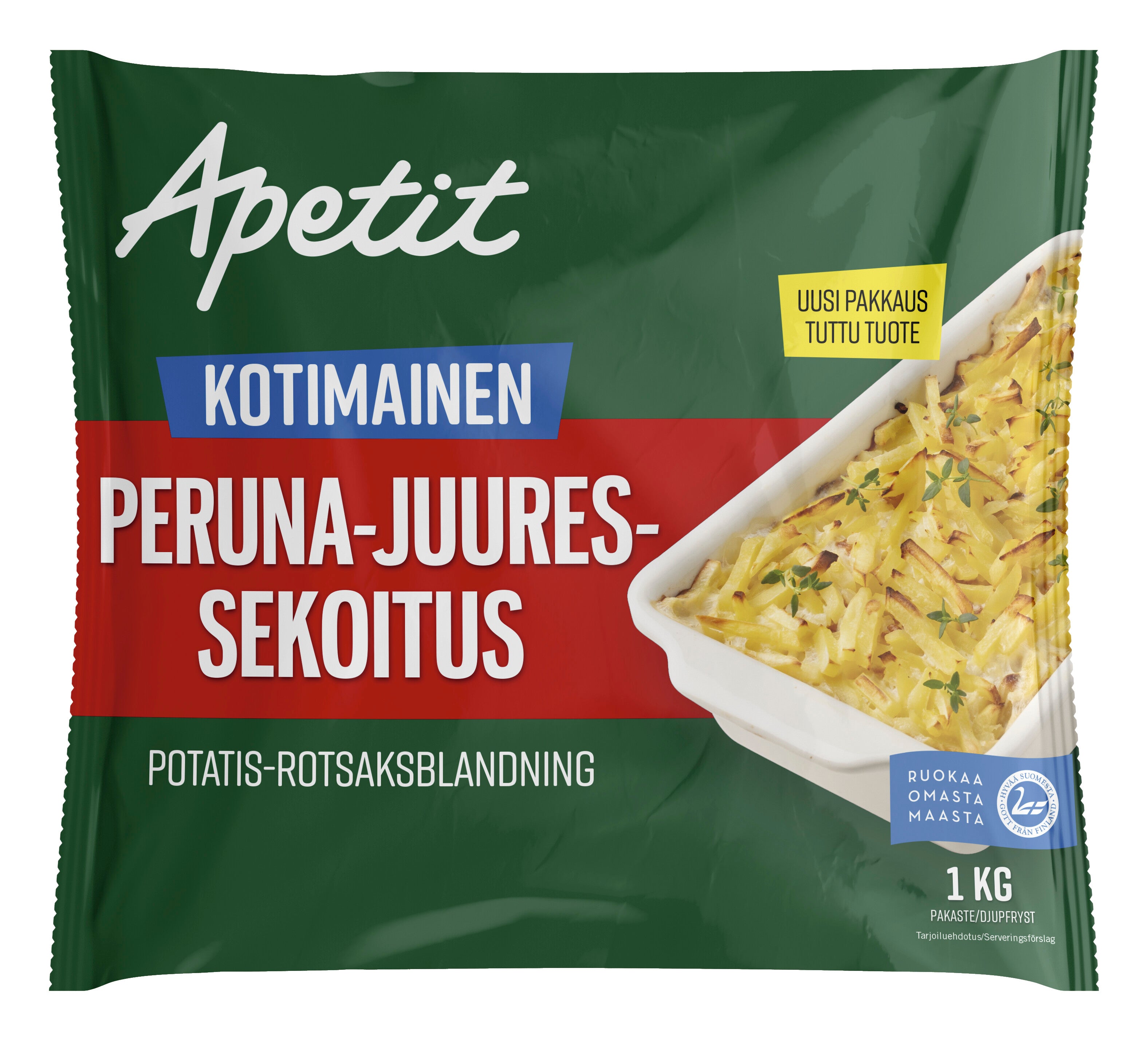 Apetit Kotimainen Peruna-juuressekoitus pakaste 1kg