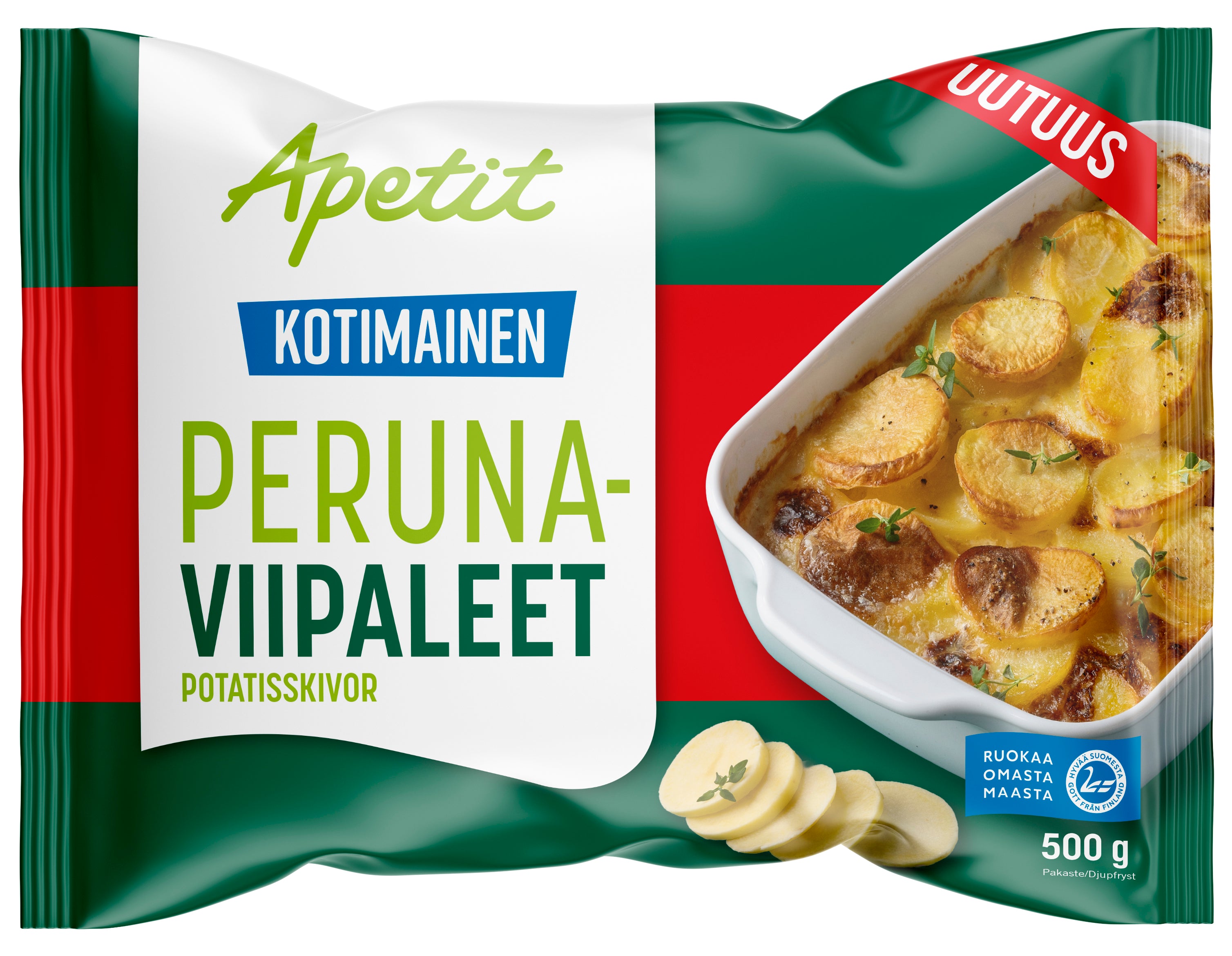 Apetit Kotimainen Perunaviipale pakaste 500g