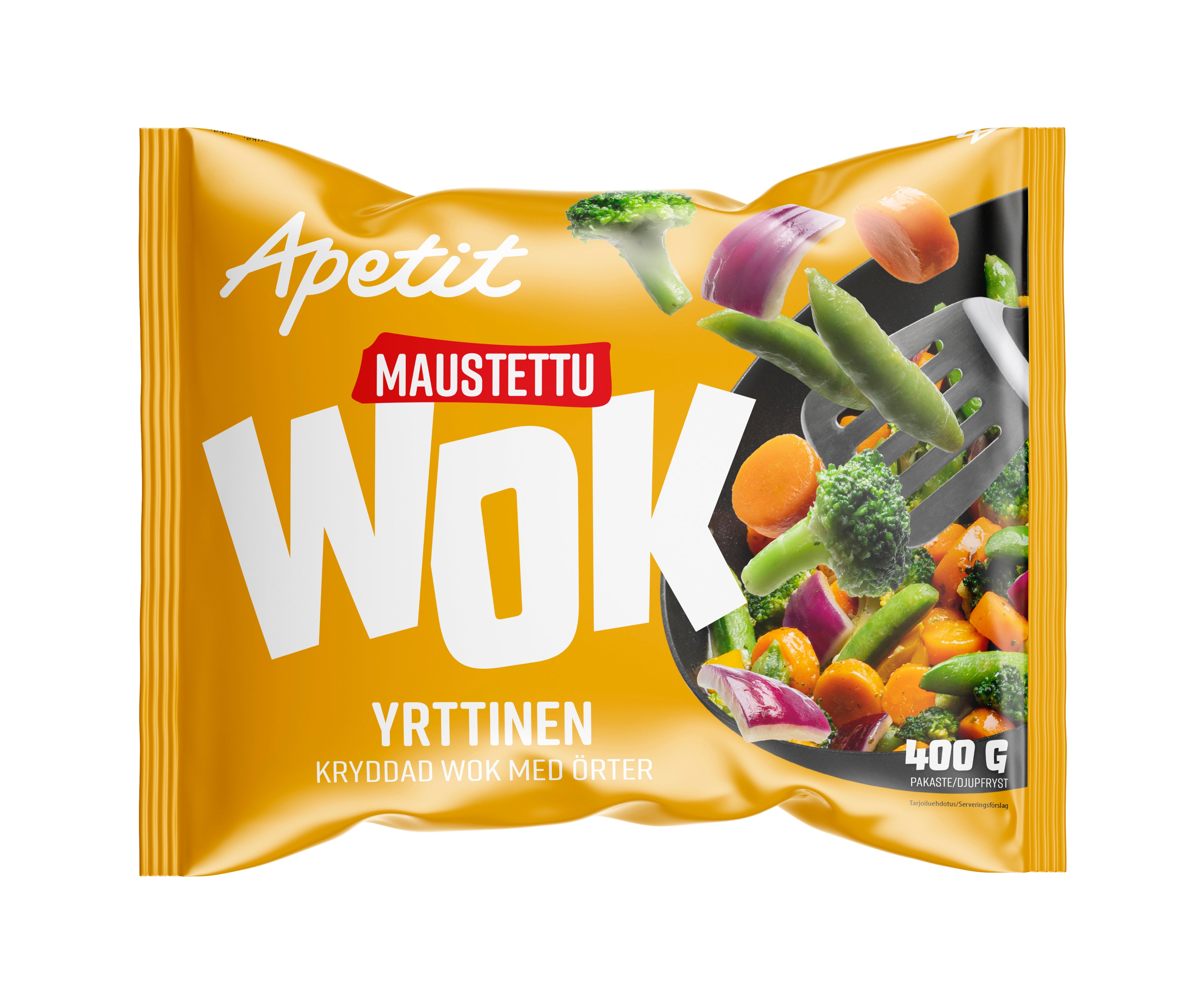 Apetit Maustettu Wok Yrttinen pakaste 400g