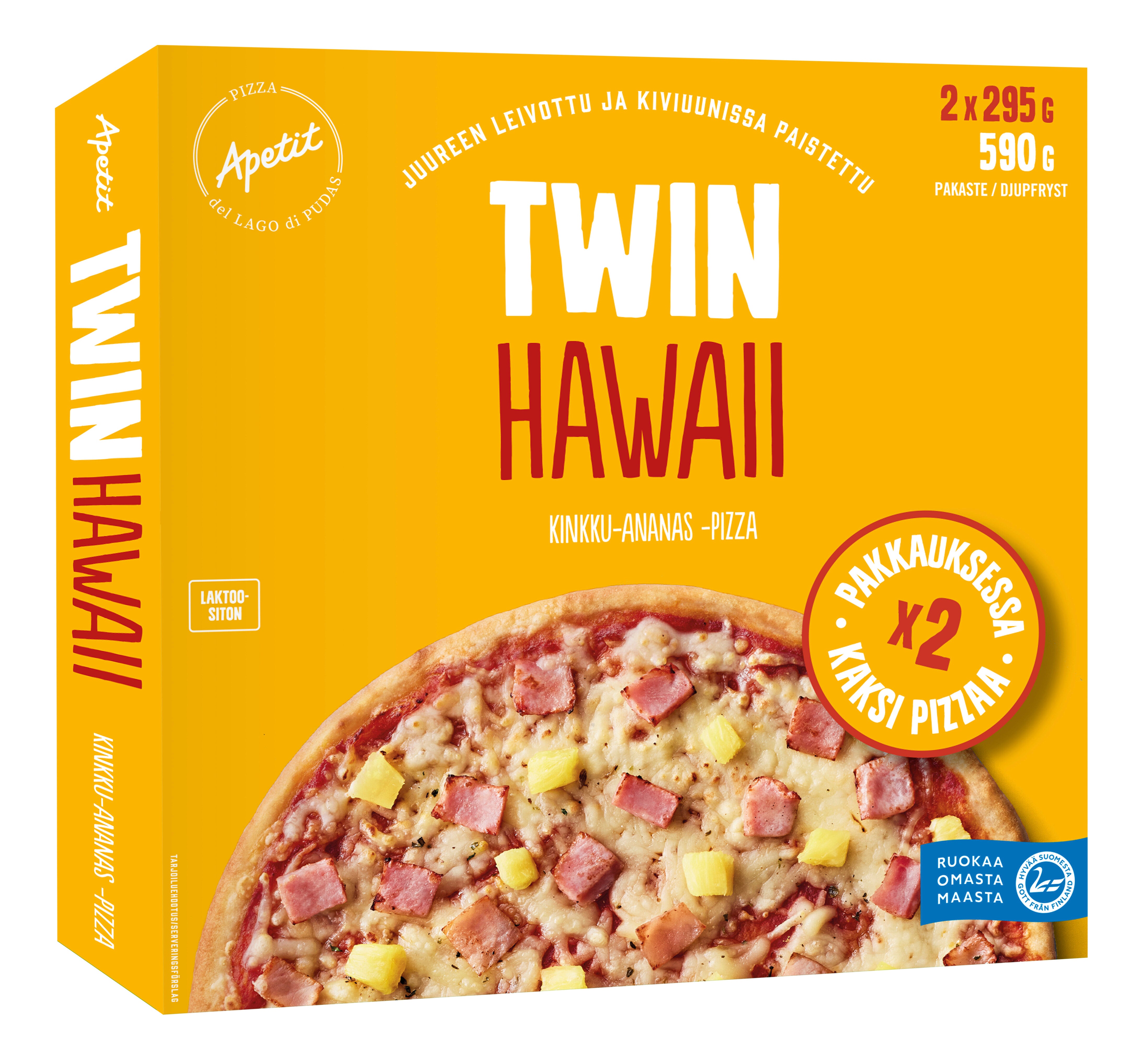Apetit Twin Hawaii pizza pakaste 2x295g