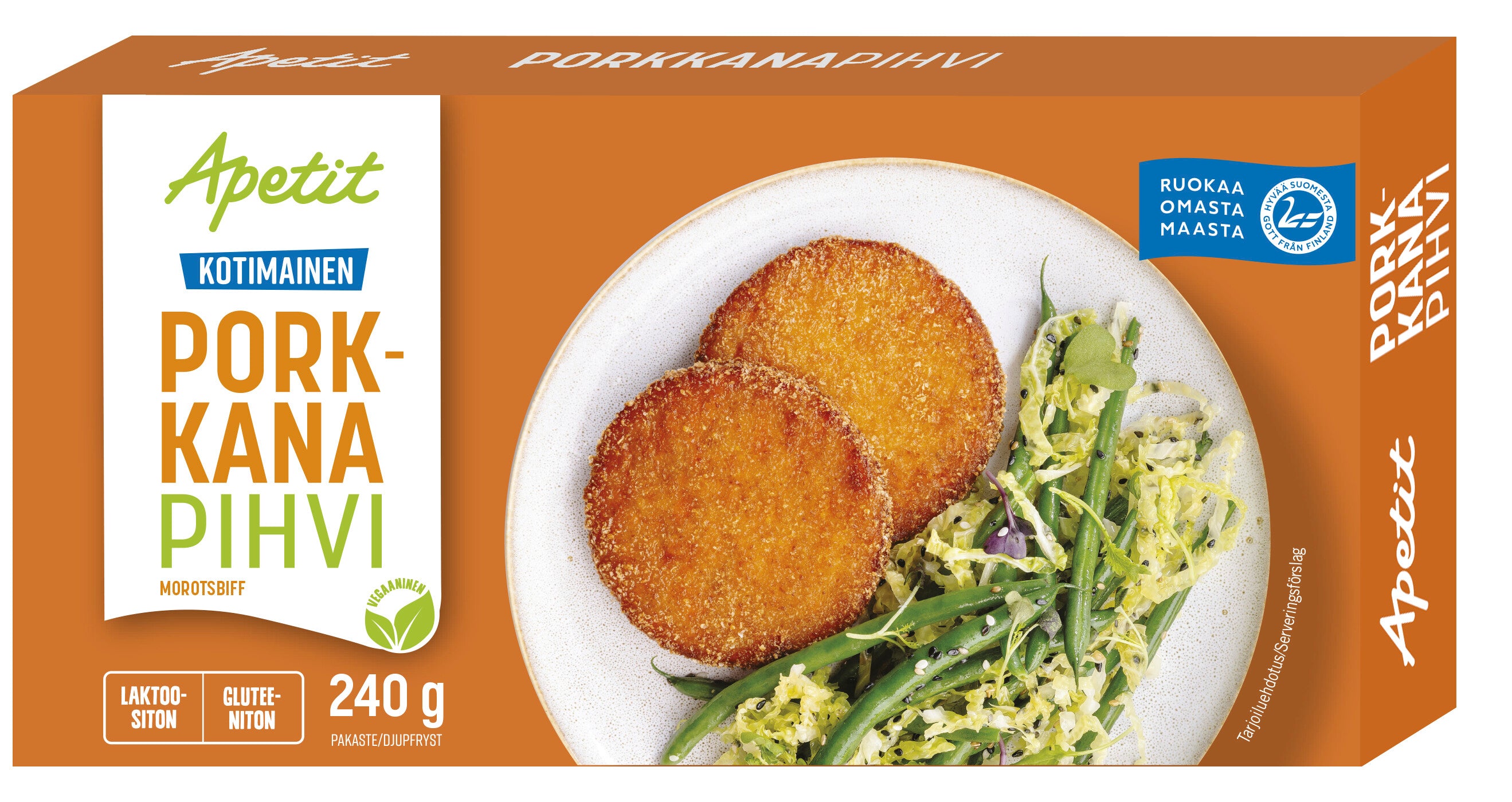 Apetit Porkkanapihvi kypsä pakaste 240g