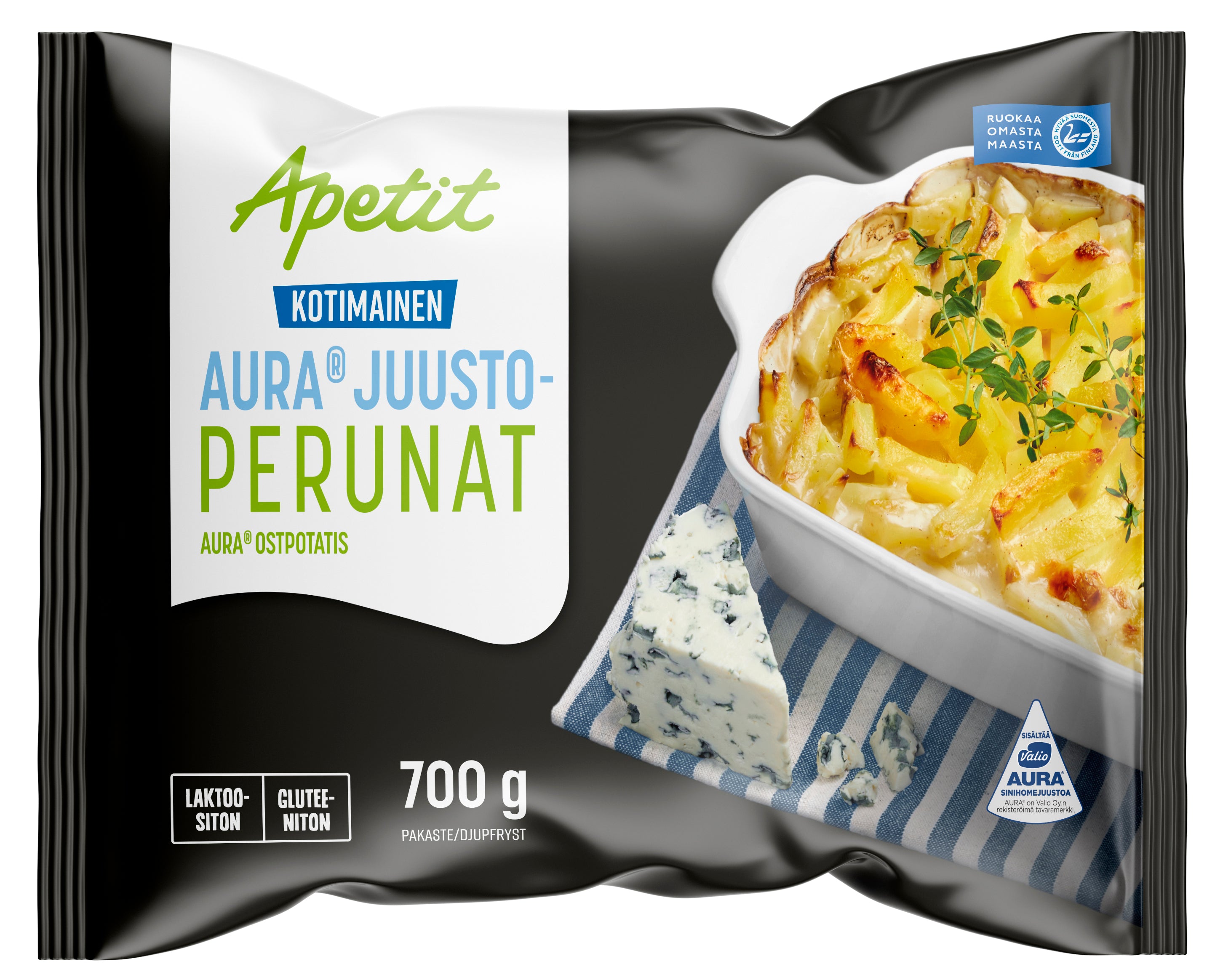 Apetit Kotimainen AURA ® juustoperunat pakaste 700g