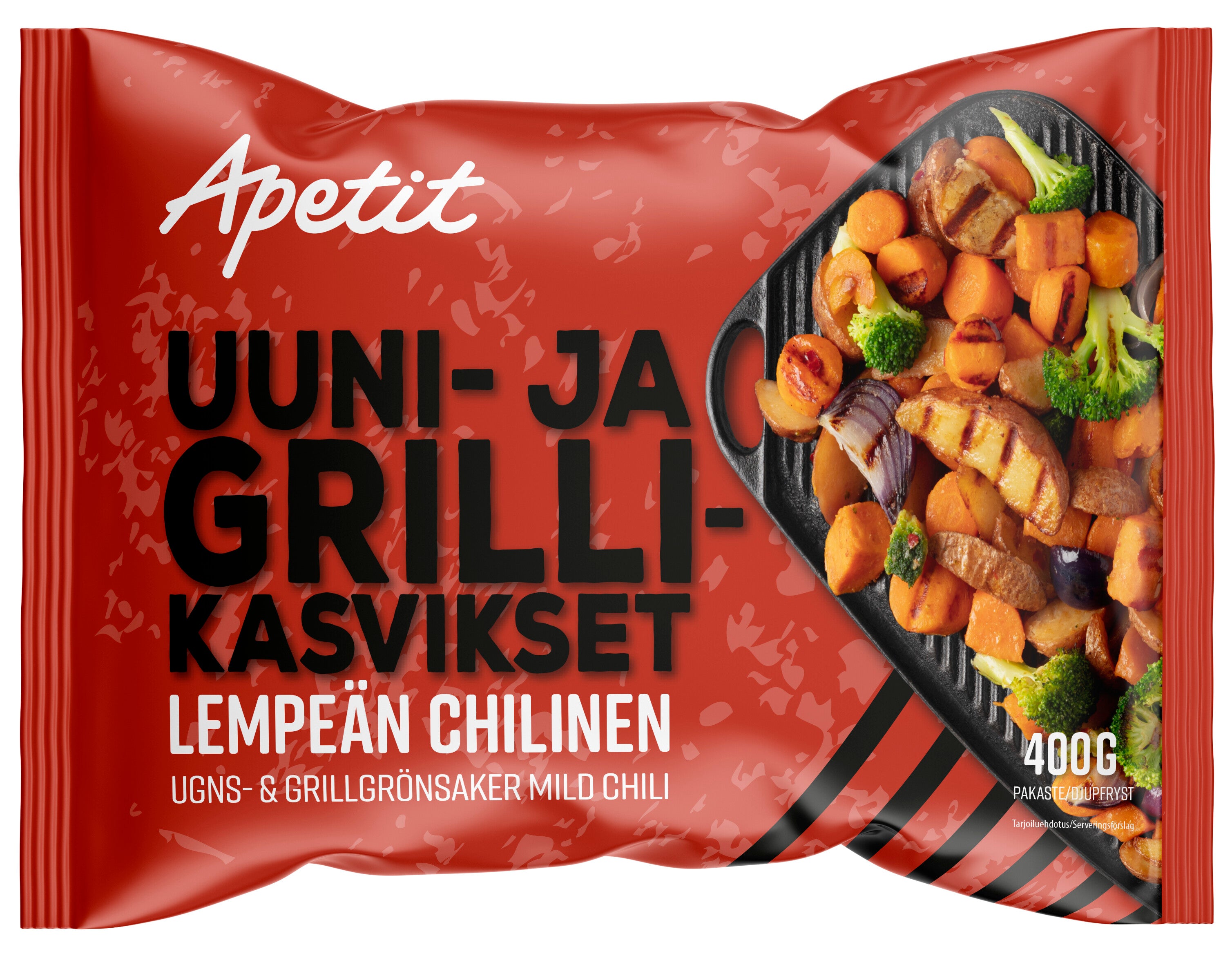 Apetit 400g Uuni-&amp;grillikasvikset Lempeän Chilen pakaste
