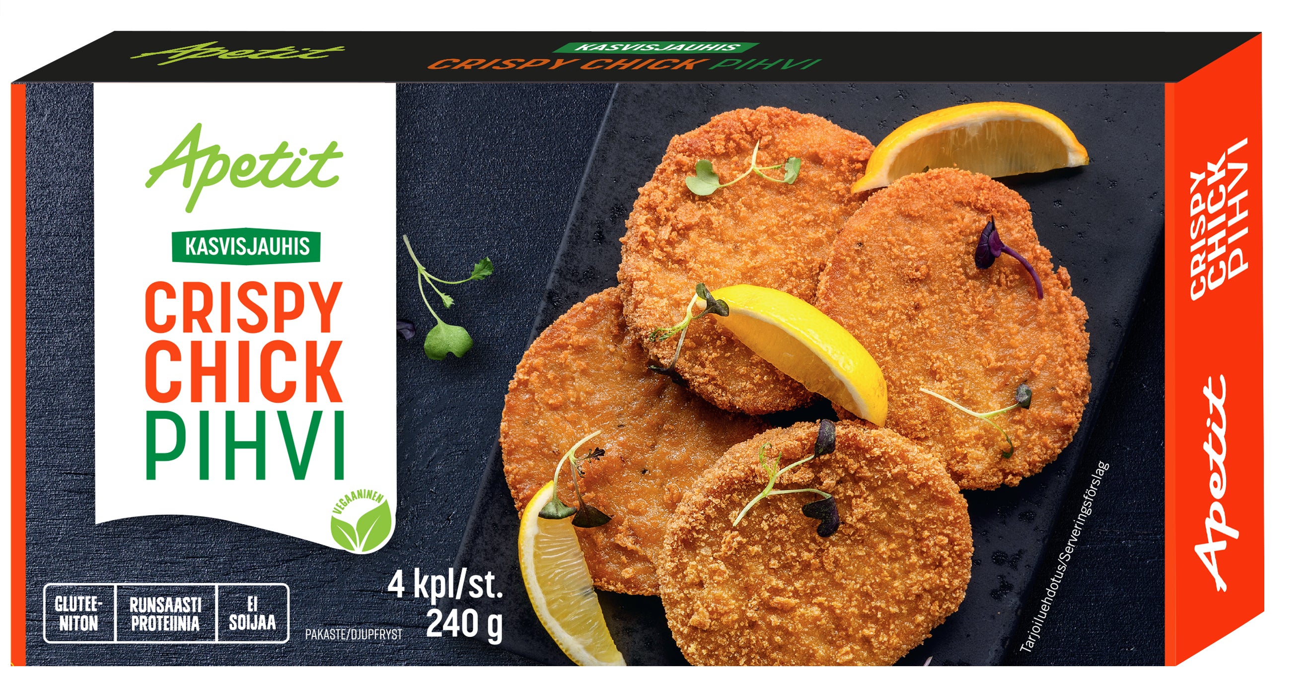Apetit Kasvisjauhis Poussin croustillant pihvi pakaste 240g