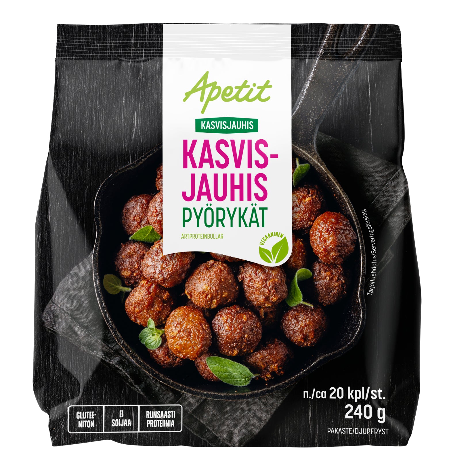 Apetit Kasvisjauhispyörykät pakaste 240g