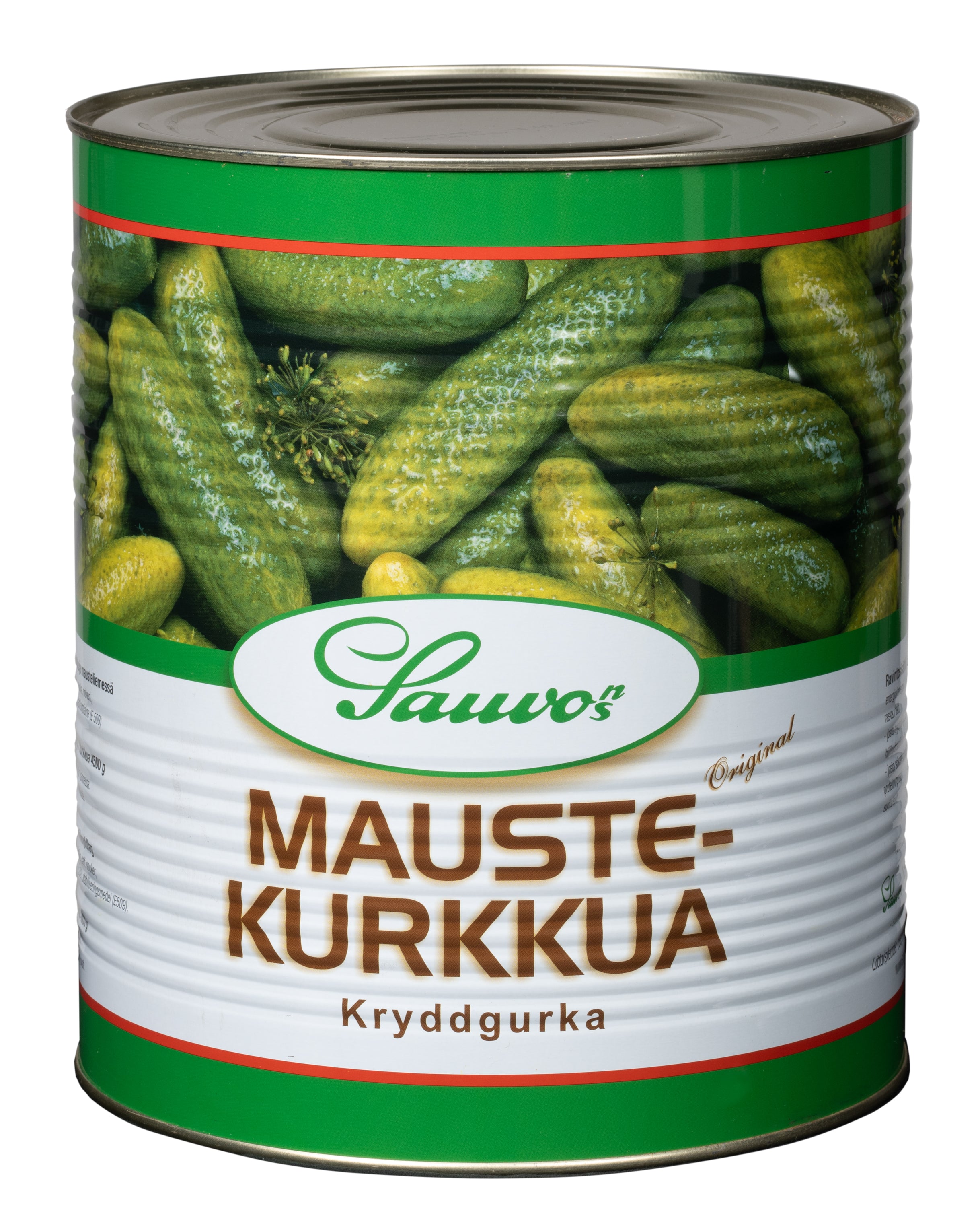 Sauvon 8,2/4,5 kg mausteliemessä valikoituja kurkkuja
