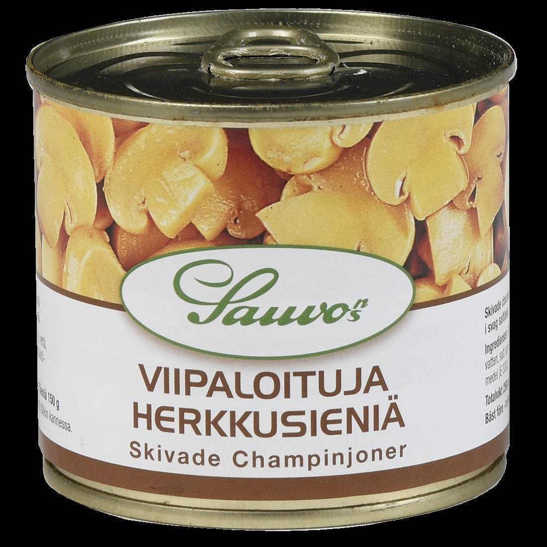 Sauvon 250/150 g miedossa suolaliemessä viipaloituja herkkusieniä