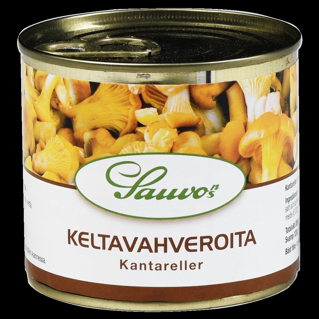 Sauvon 200/120 g miedossa suolaliemessä keltavahveroita