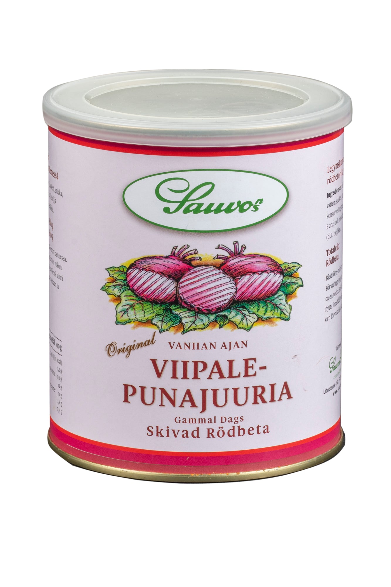 Sauvon Vanhan Ajan Viipalepunajuuria 880/630g