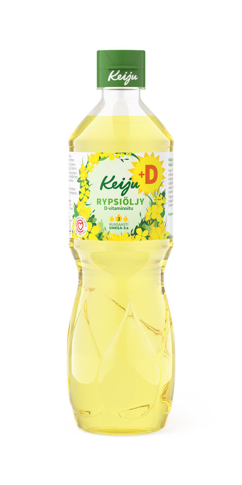 Keiju D-vitaminoitu rypsiöljy 500 ml
