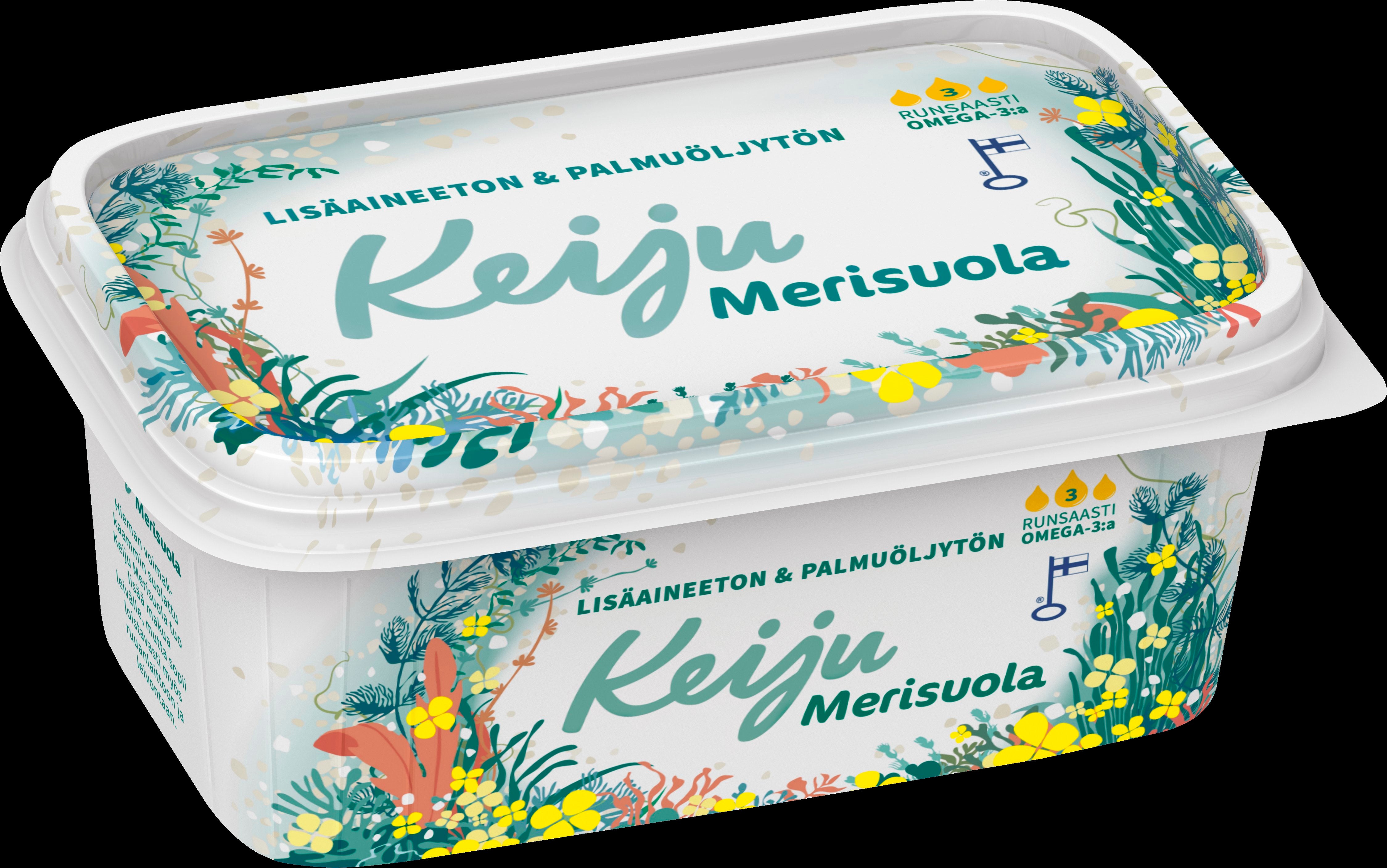 Keiju Merisuola rypsiöljy-kasvirasvalevite 70 % 400 g