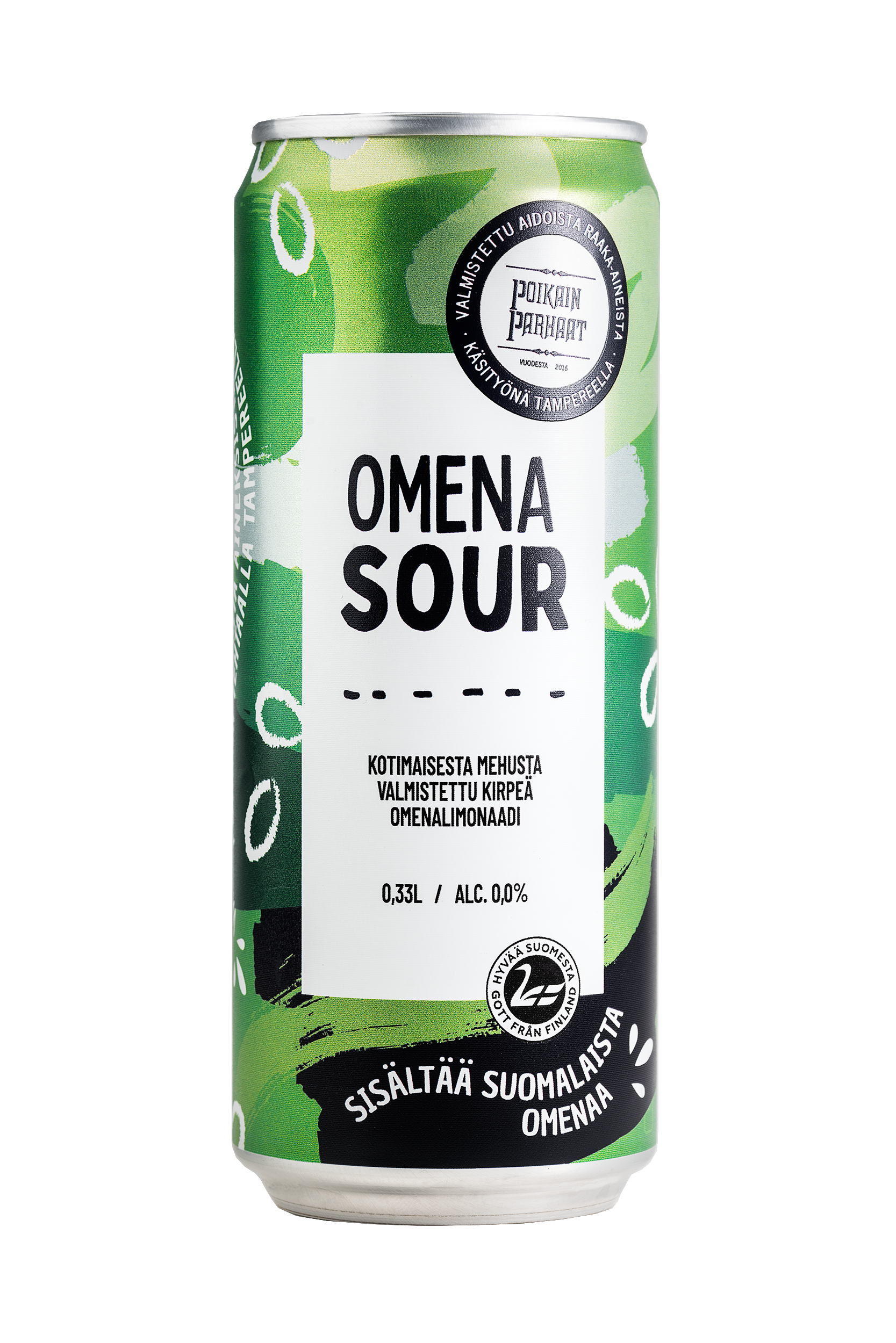 Poikain Parhaat SOUR Omenalimonaadi 0,33l tlk