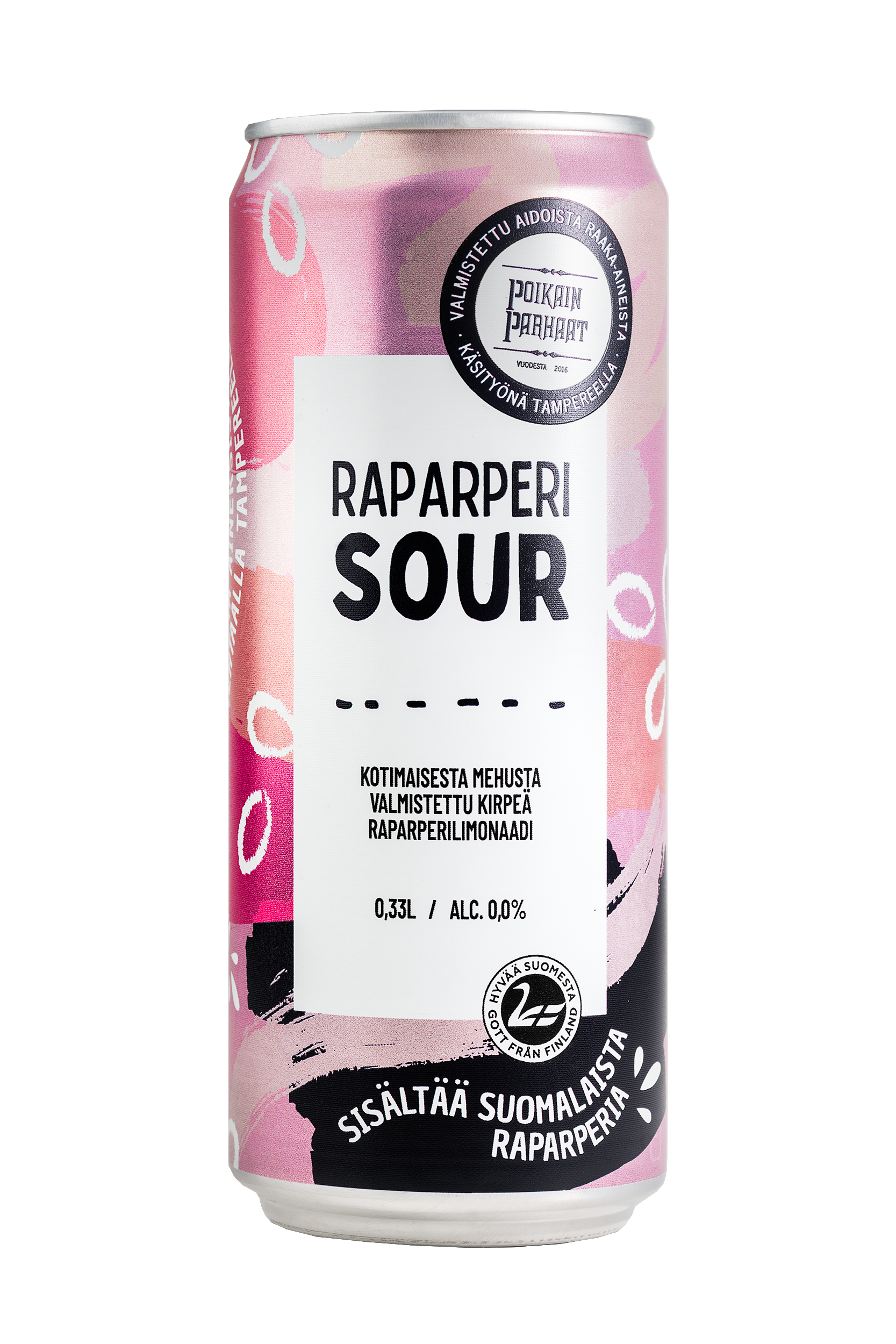 Poikain Parhaat SOUR Raparperilimonaadi 0,33l tlk