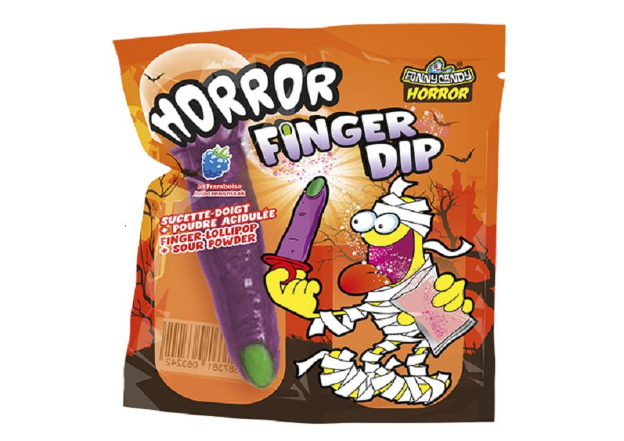 Funny Candy Horror Finger Dip Tikkari kirpeällä jauheella 40g