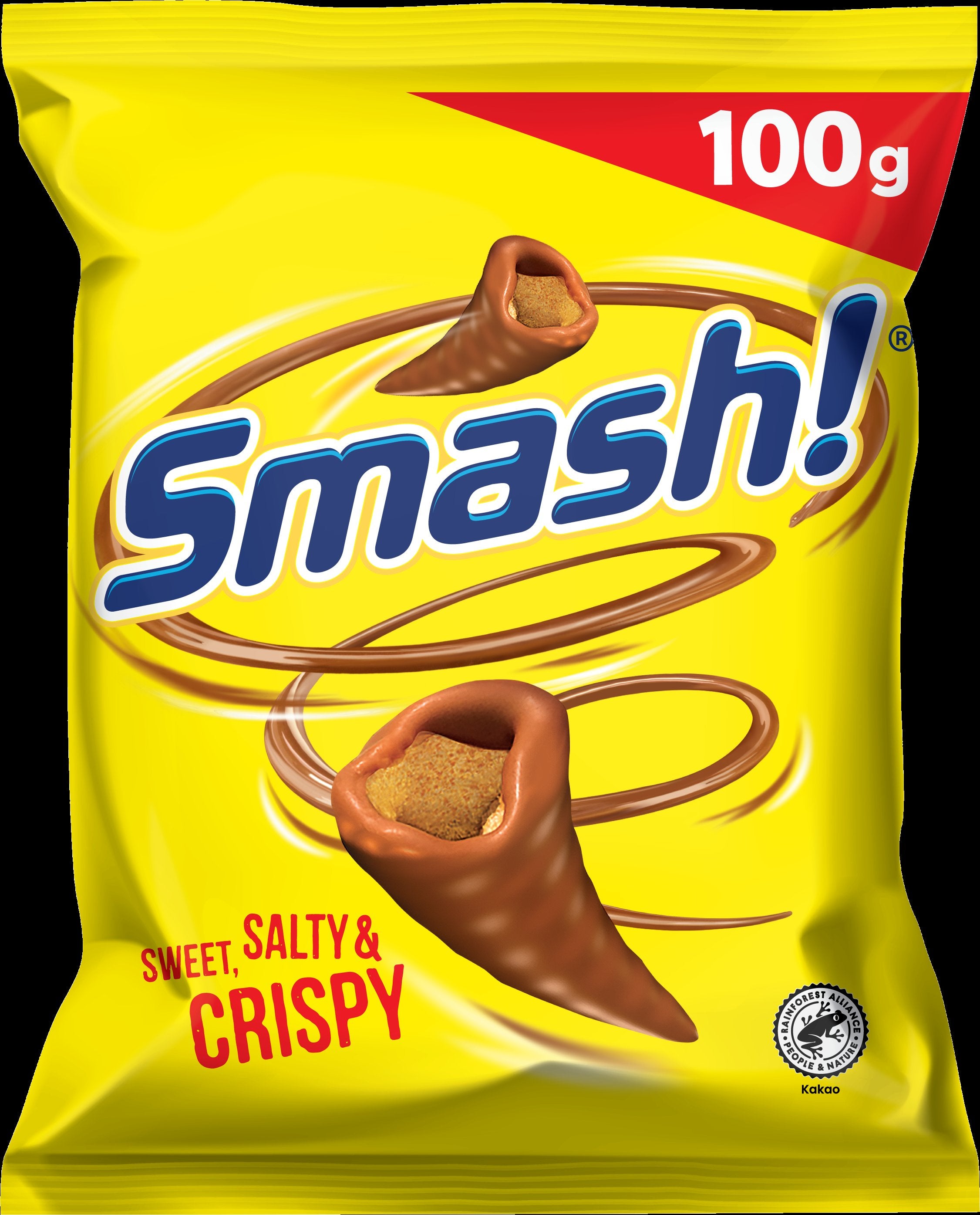 Smash! maitosuklaa maissisnacks 100g