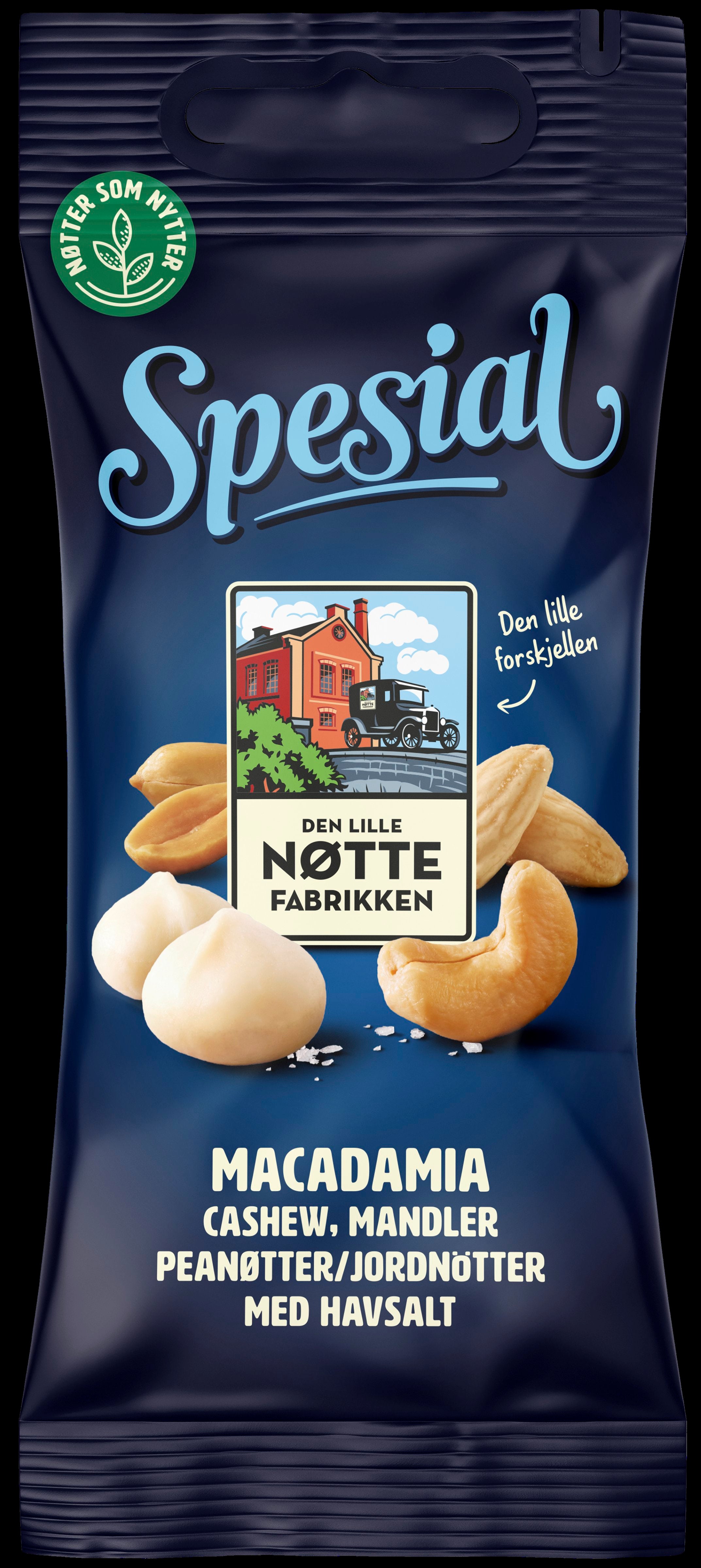 Den Lille Nøttefabrikken Spesial pähkinäsekoitus 50g