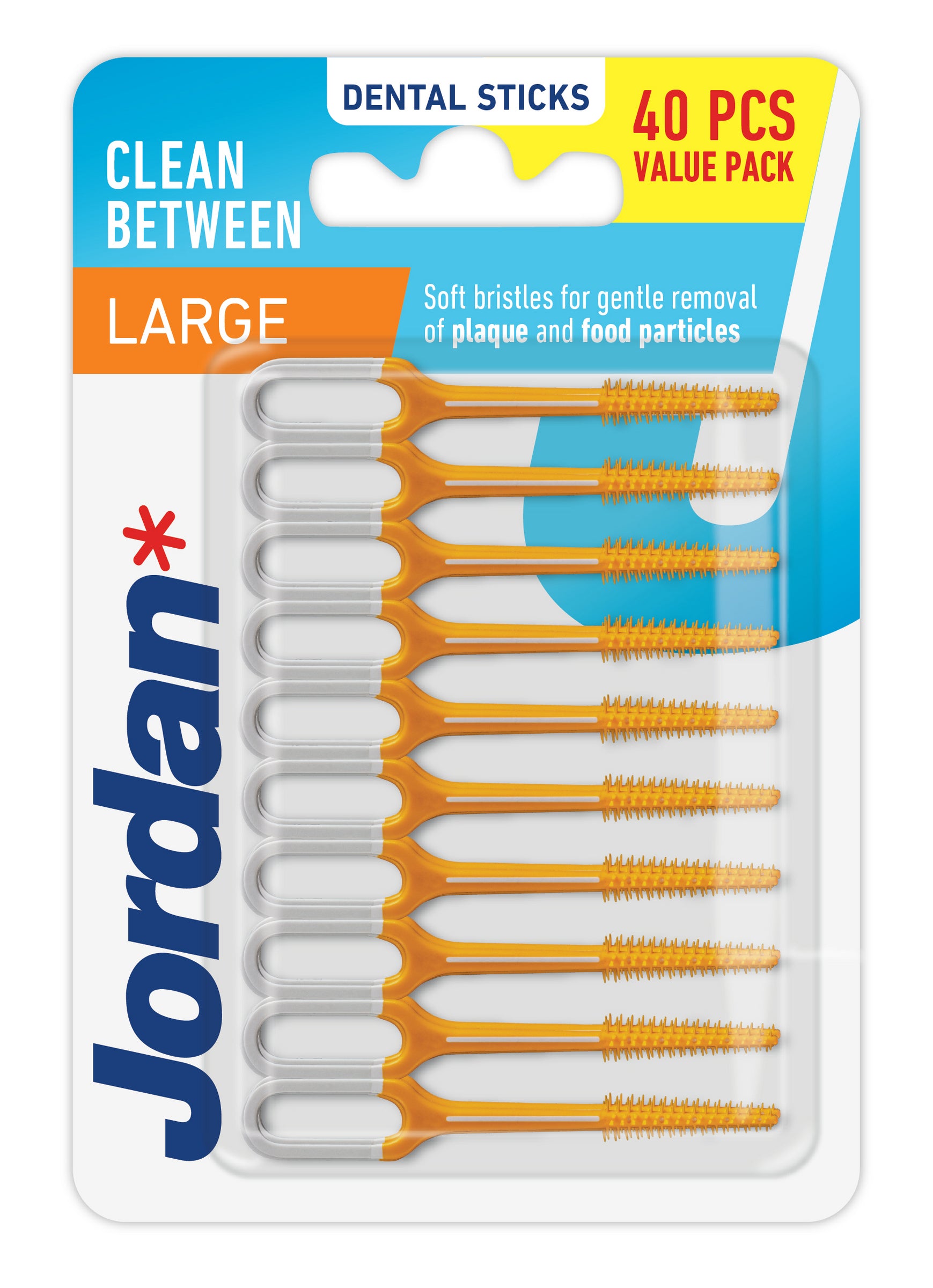 Jordan Clean Between hammastikku L 40kpl