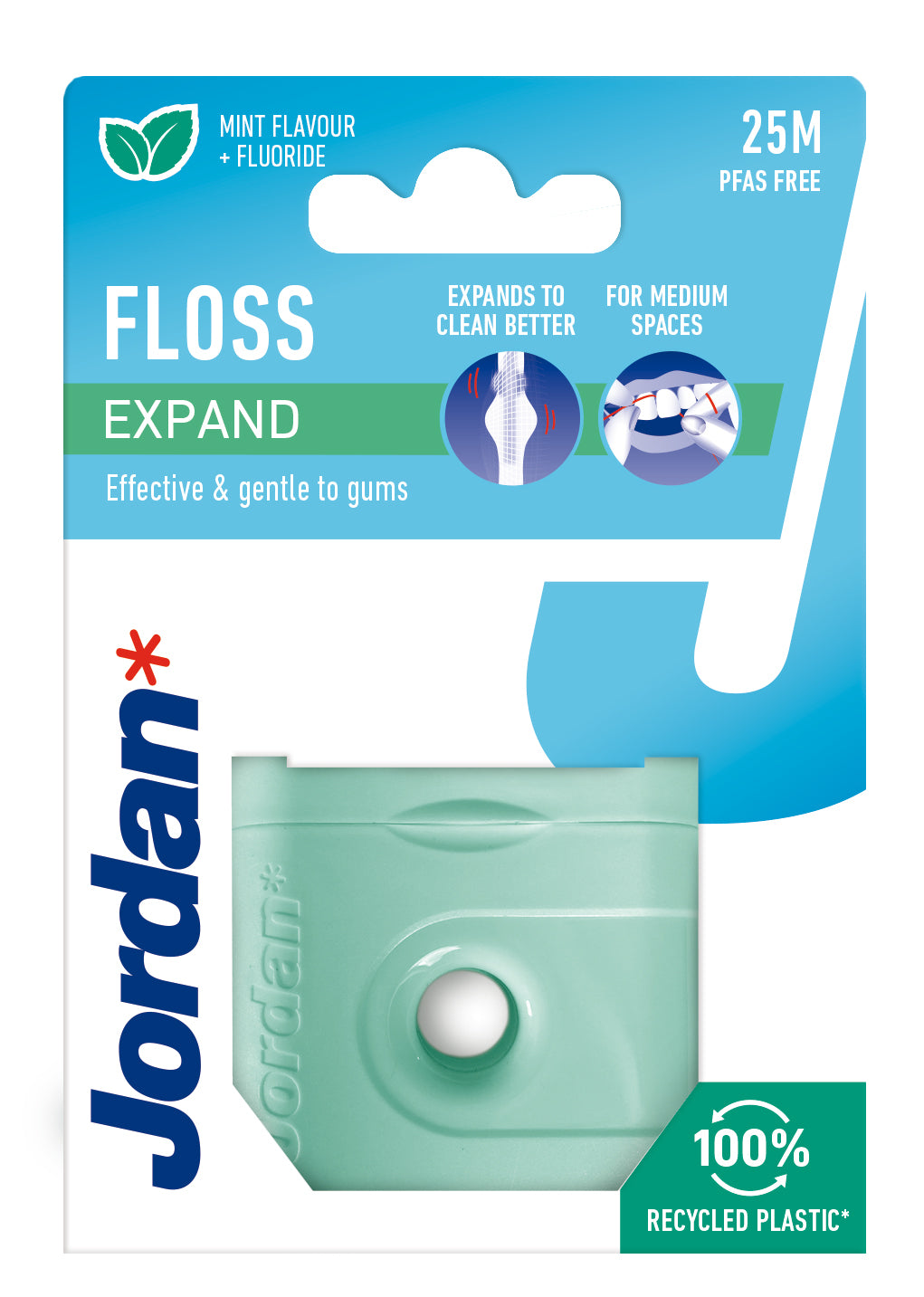 Jordan hammaslanka 25m Expand floss