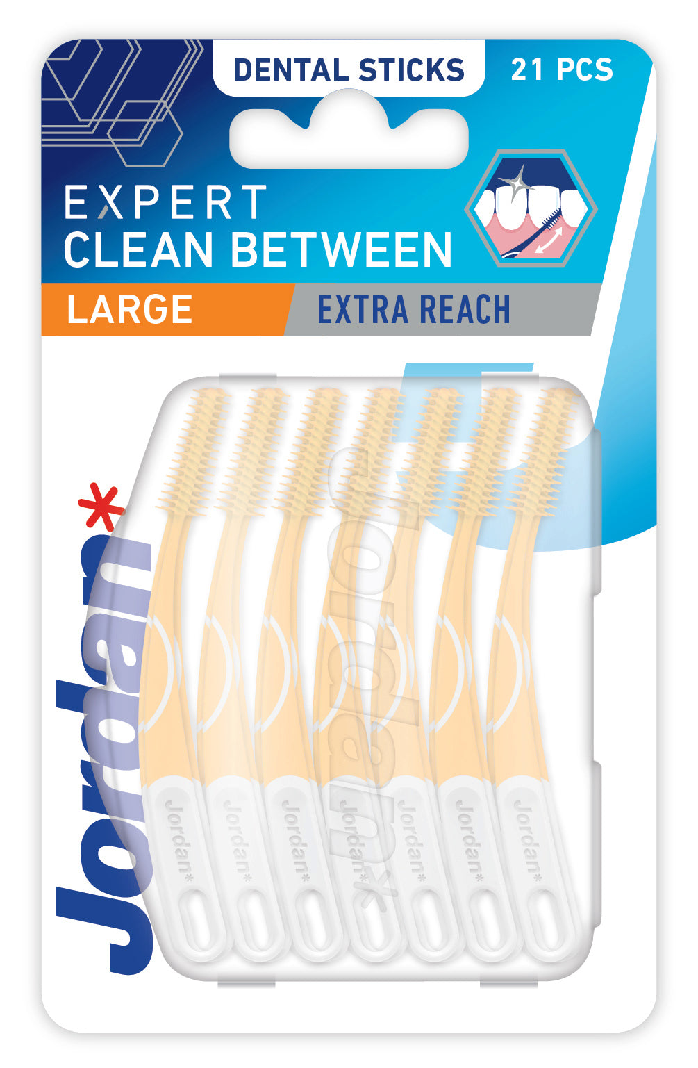 Jordan Expert CB hammastikku L 21kpl