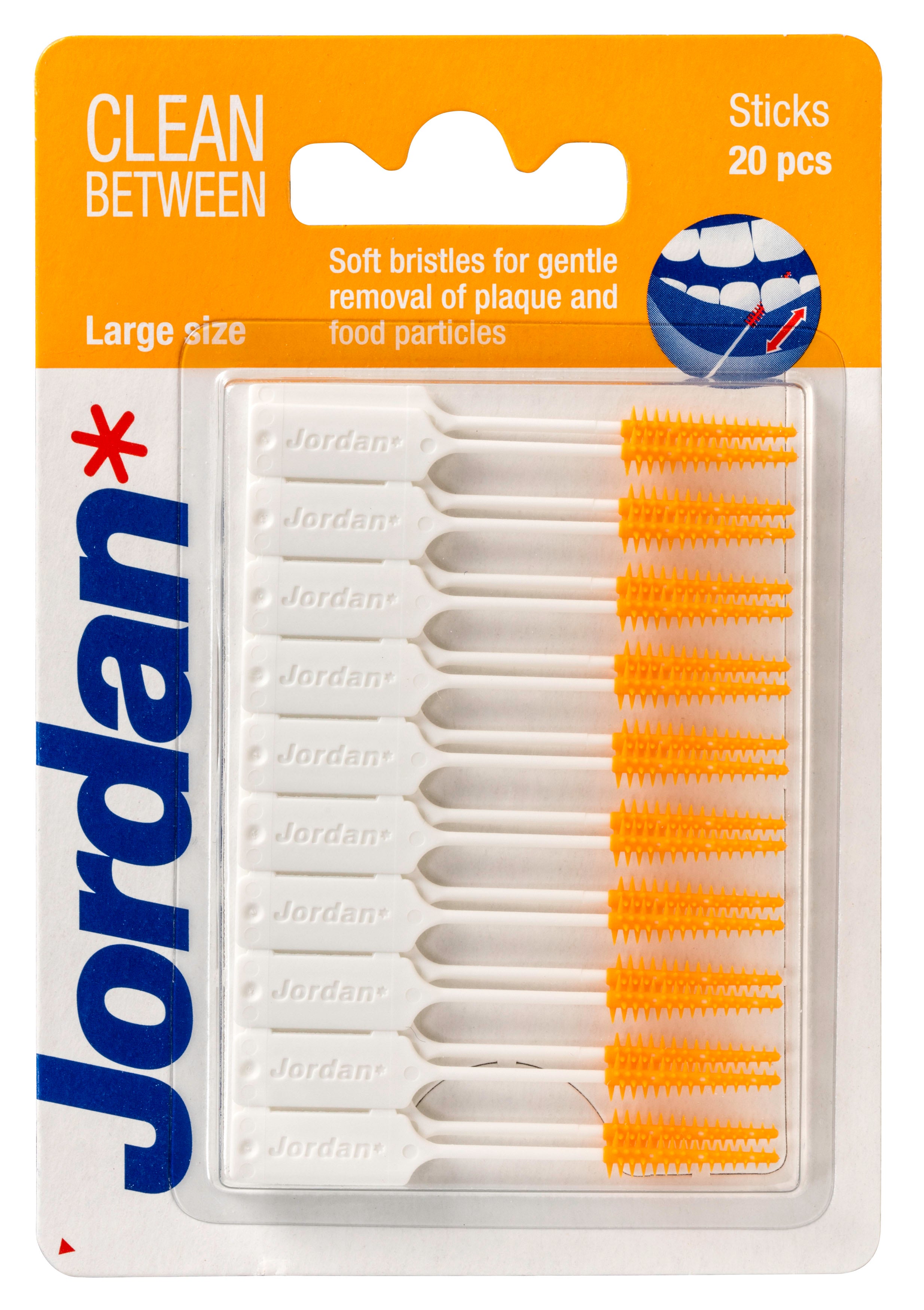 Jordan Clean Between hammastikku L 20kpl