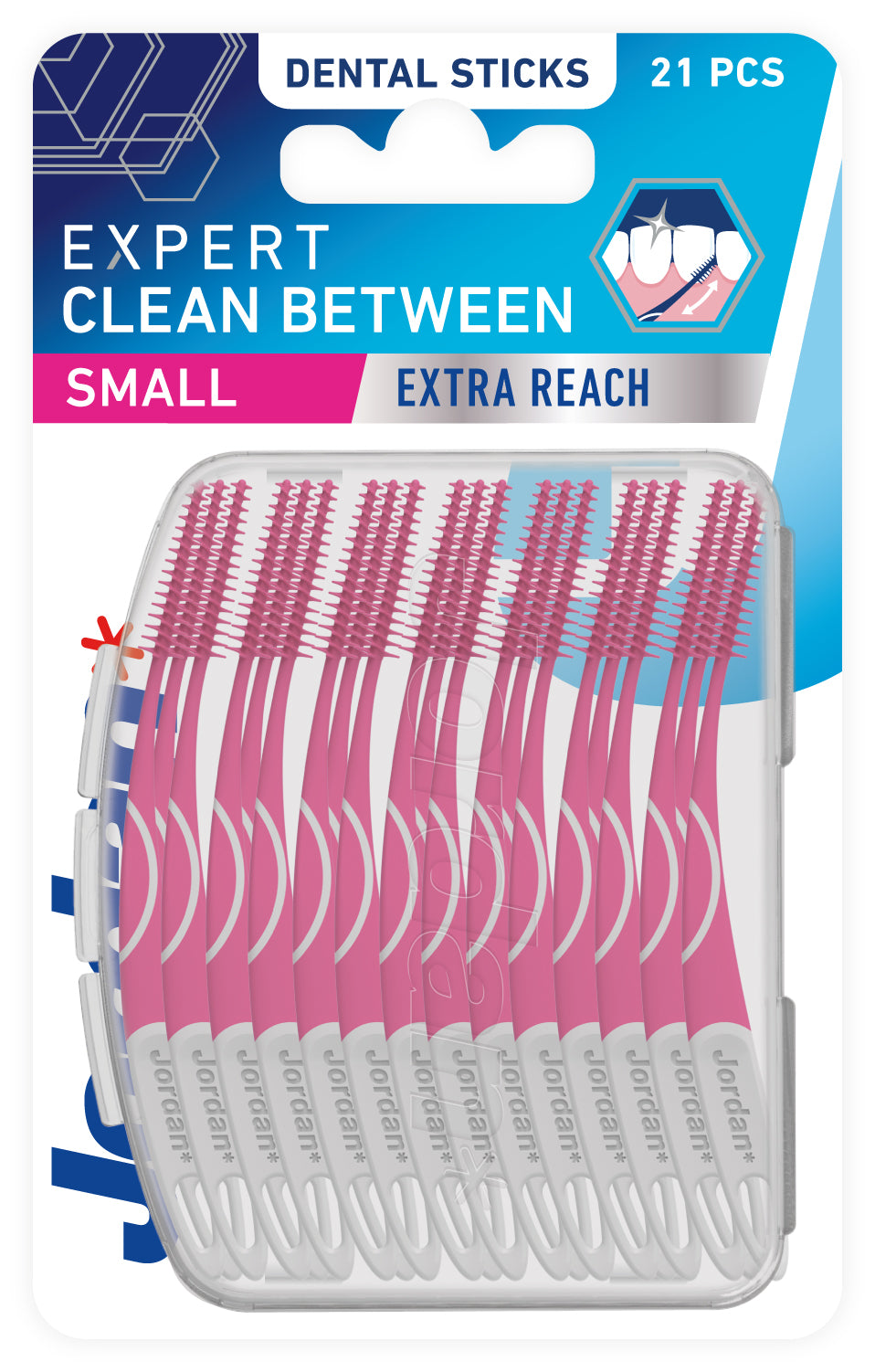 Jordan Expert CB hammastikku S 21kpl