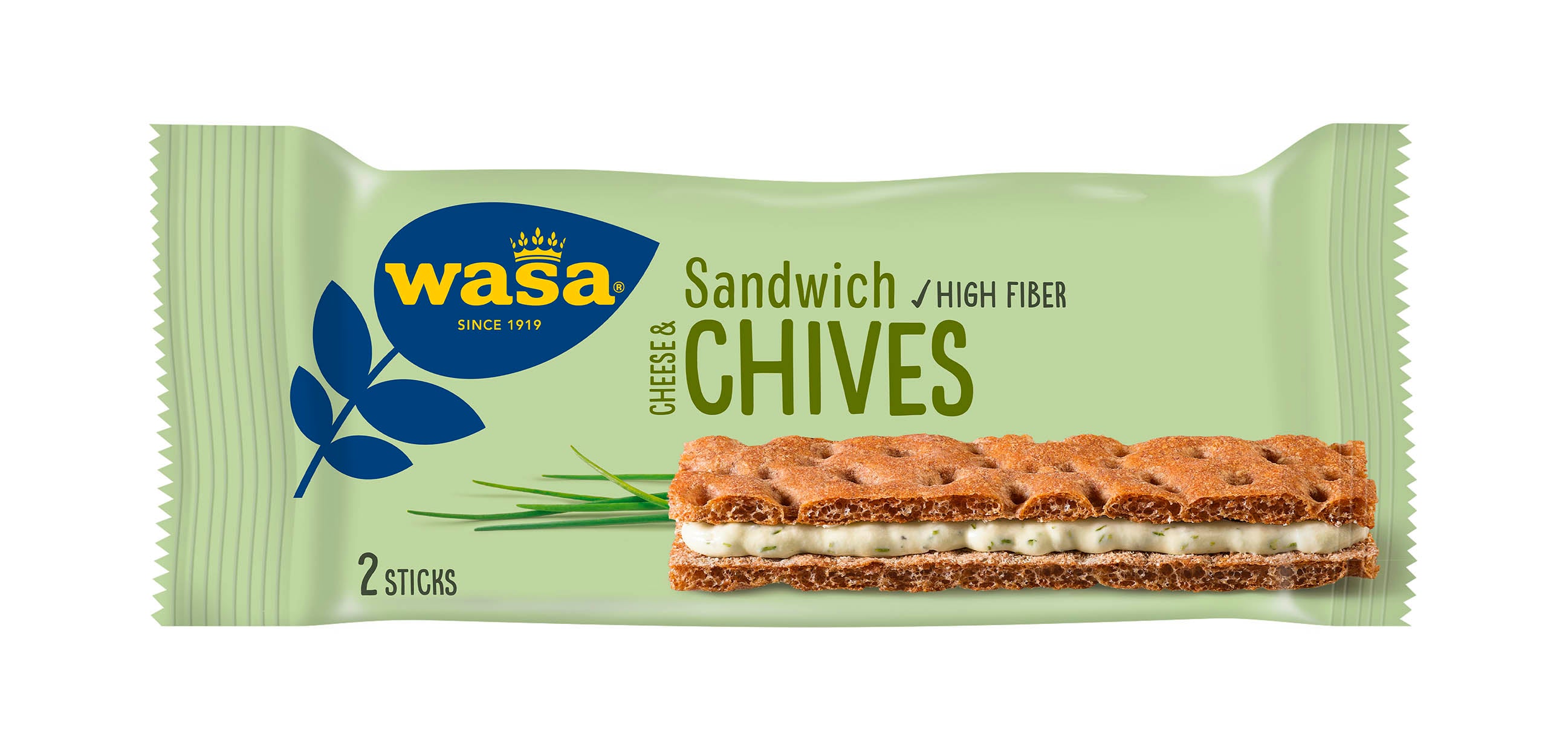 Sandwich Wasa 37g juusto &amp; ruohosipuli