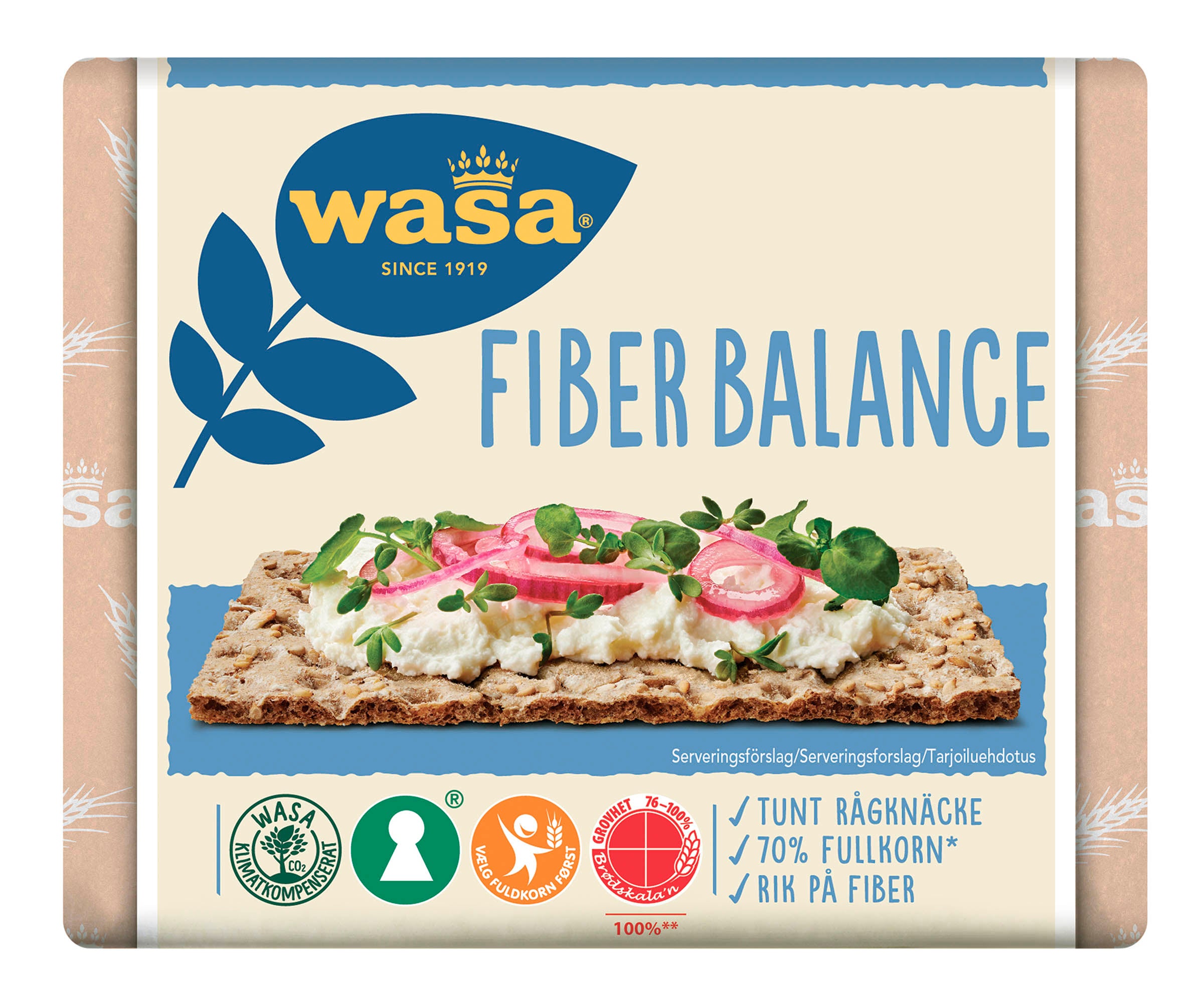 Wasa 230g Fiber Balance näkkileipä