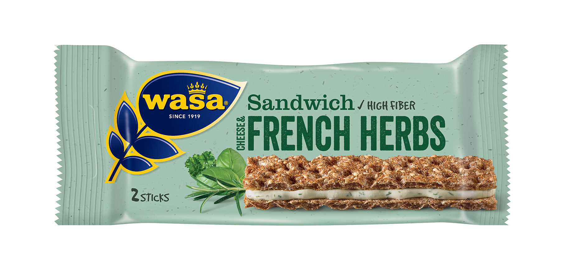 Sandwich Wasa 30 g au fromage et aux herbes françaises