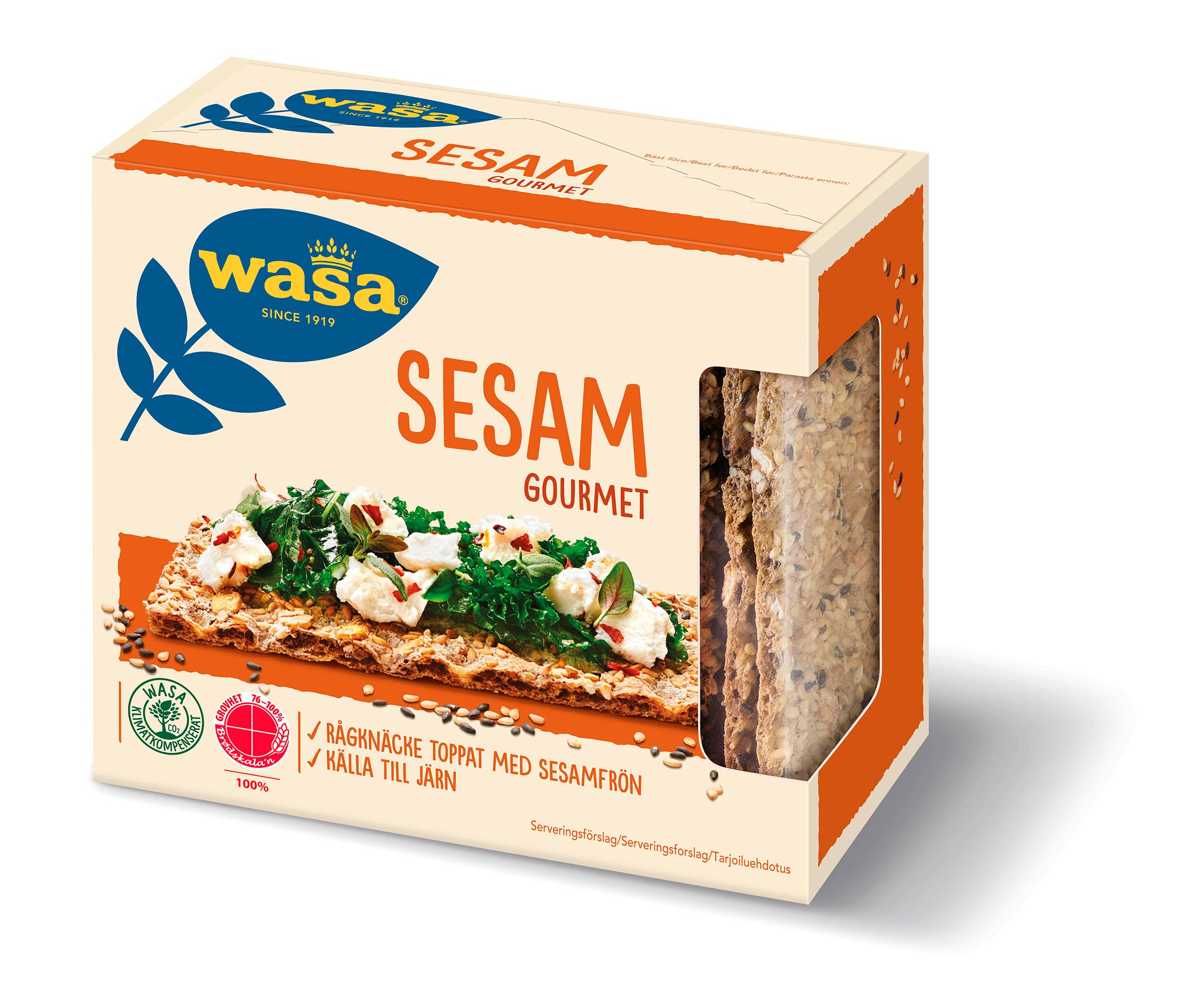 Wasa 220g Sesam Gourmet näkkileipä