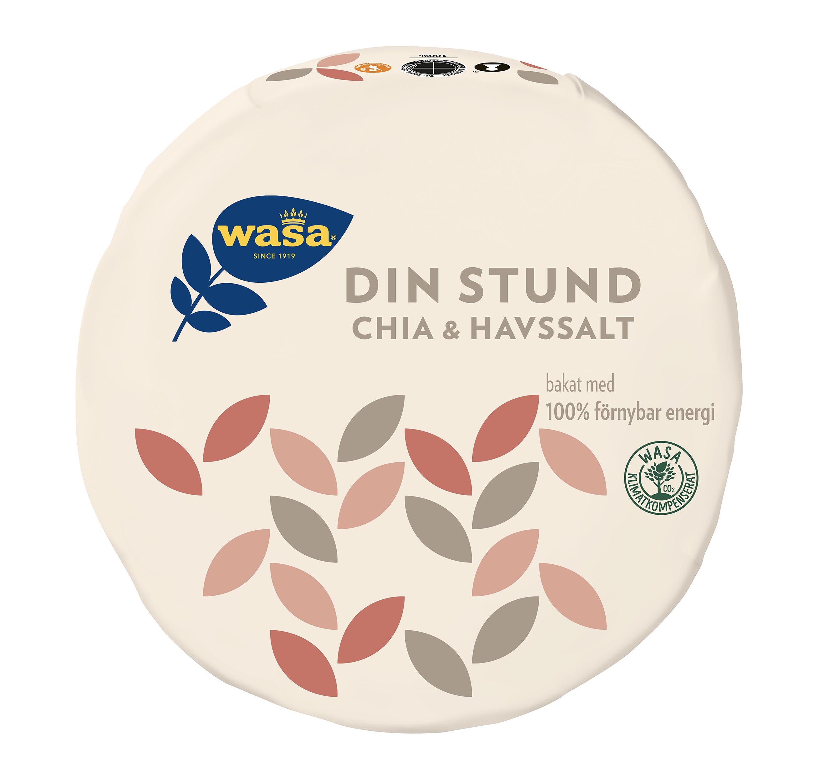 Wasa Din Stund Chia &amp; Merisuola näkkileipä 260g