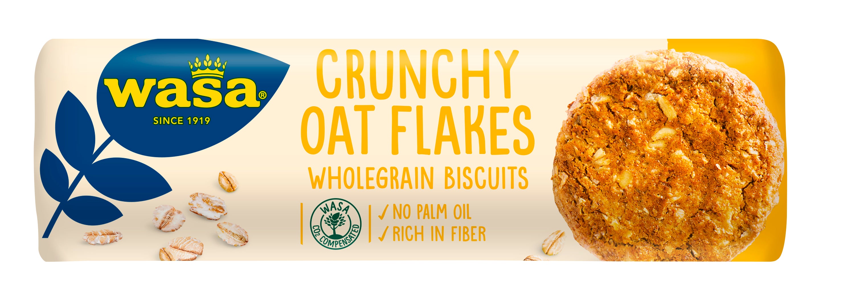 Wasa 250g Crunchy Oat Flakes biscuit