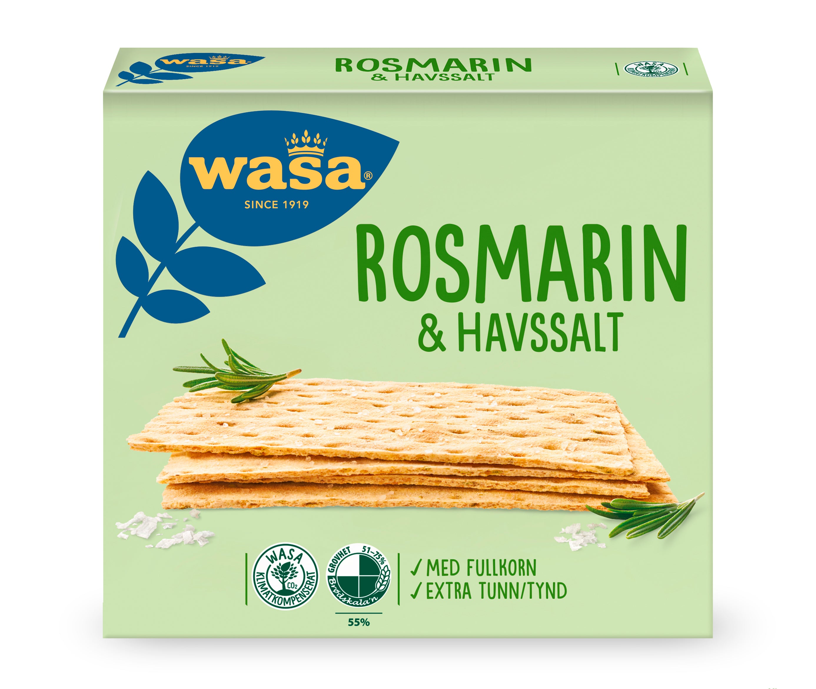 Wasa Rosmariini &amp; Merisuola näkkileipä 190g