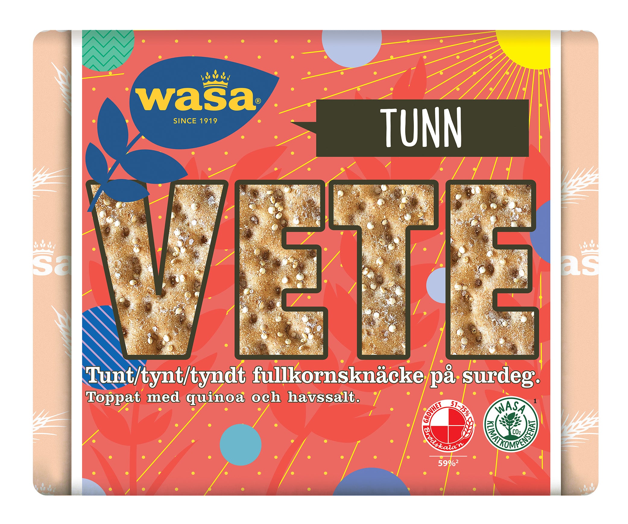 Wasa Tunn Vete näkkileipä 230g