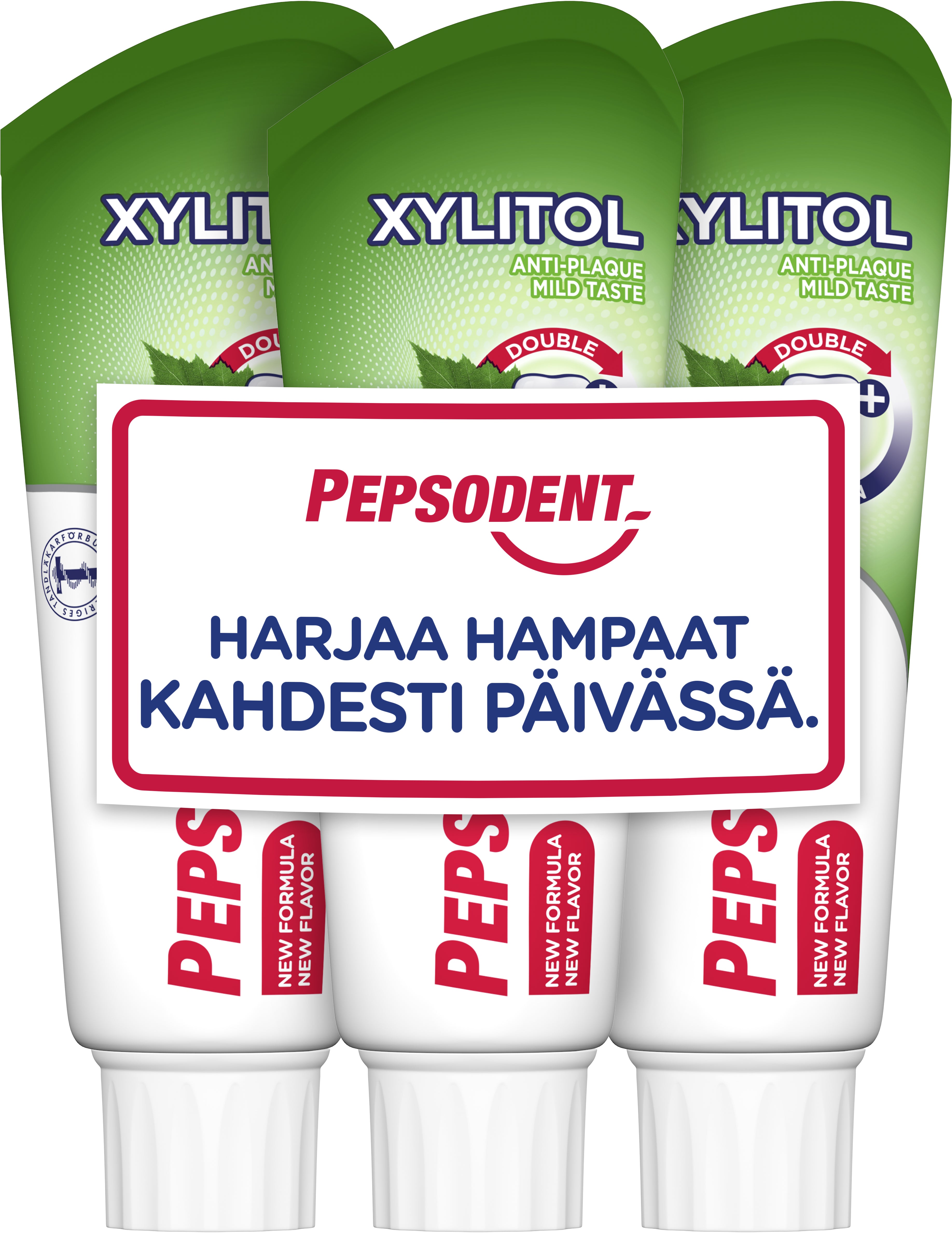 Pepsodent hammastahna 3x75ml Xylitol