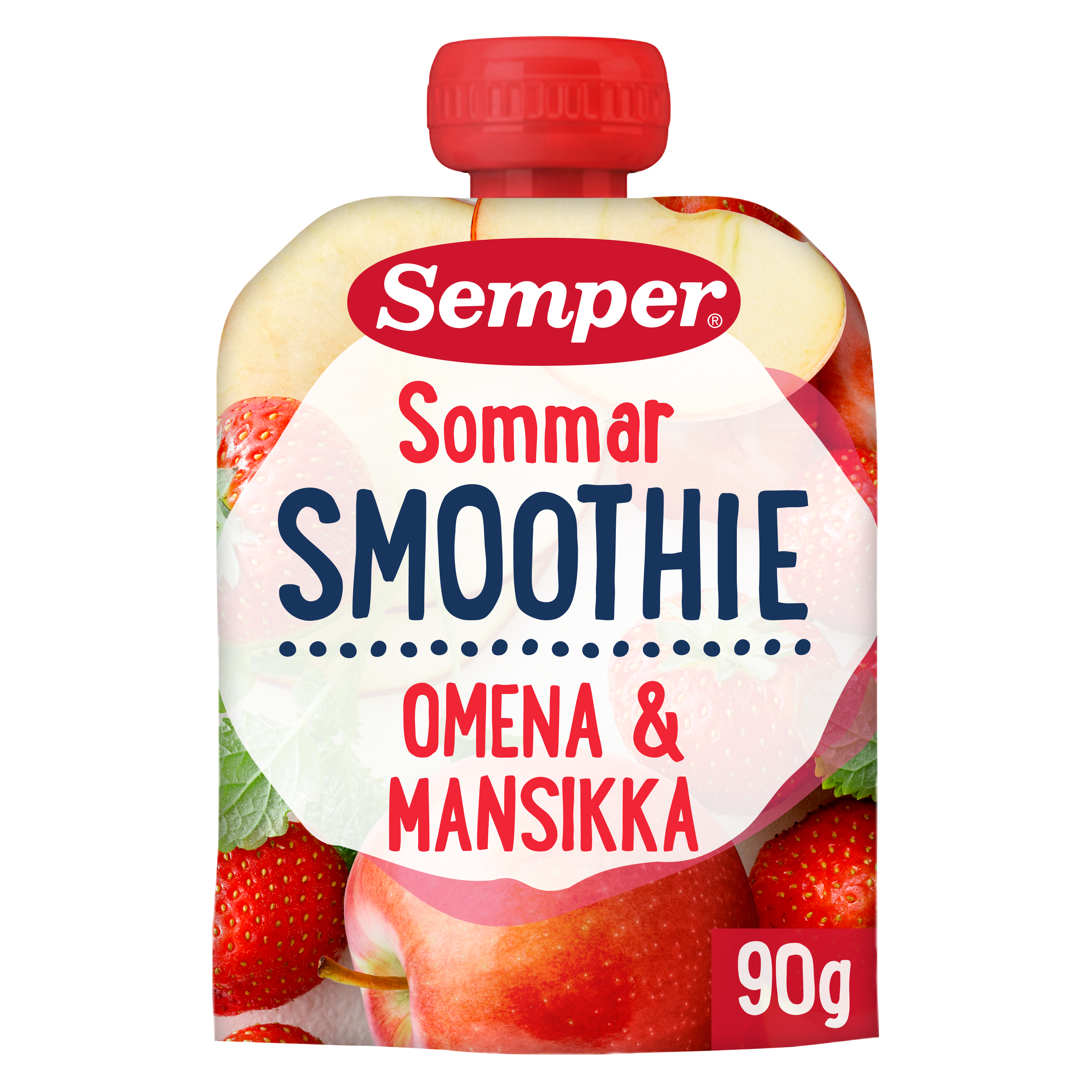 Semper Smoothie Sommar 6kk hedelmäsose 90g