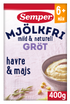 Semper Maidoton Puuro kaura & maissi 6kk puurojauhe 400g