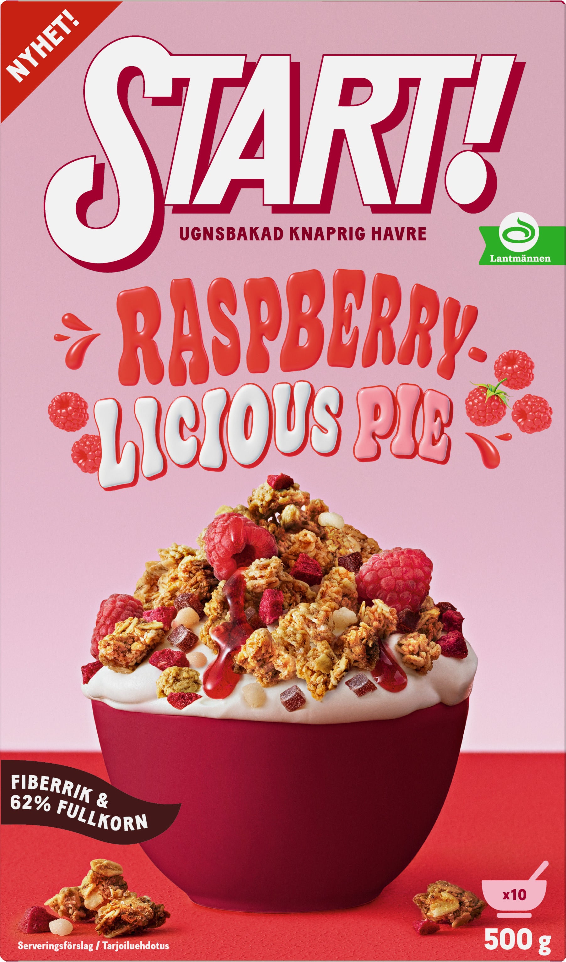START! Raspberrylicious Pie granola 500g