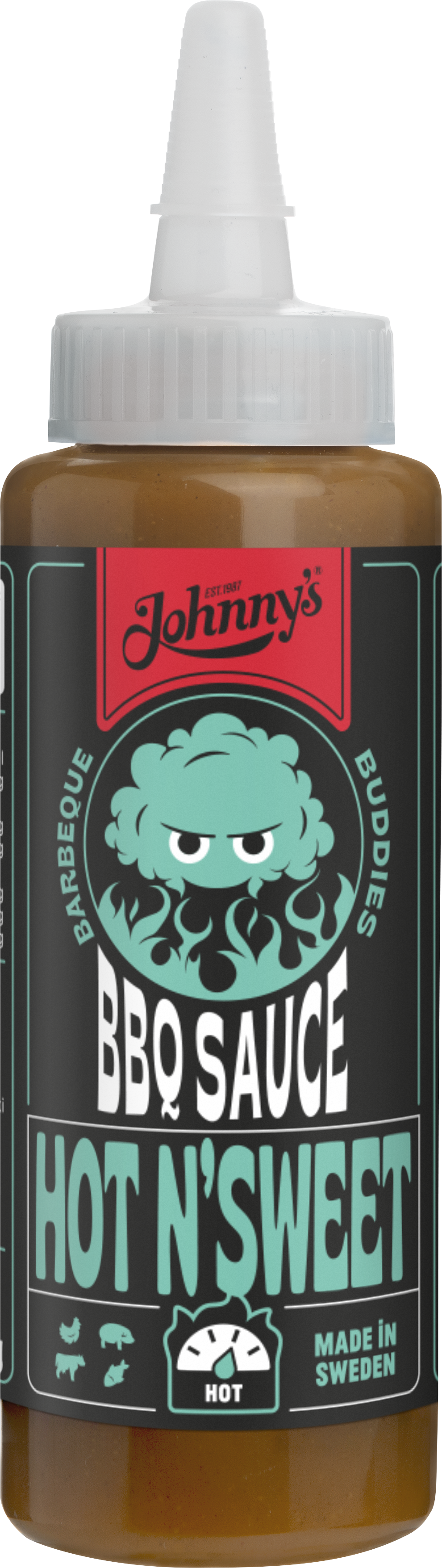 Johnny's BBQ Sauce Hot n’ Sweet grillauskastike 310g