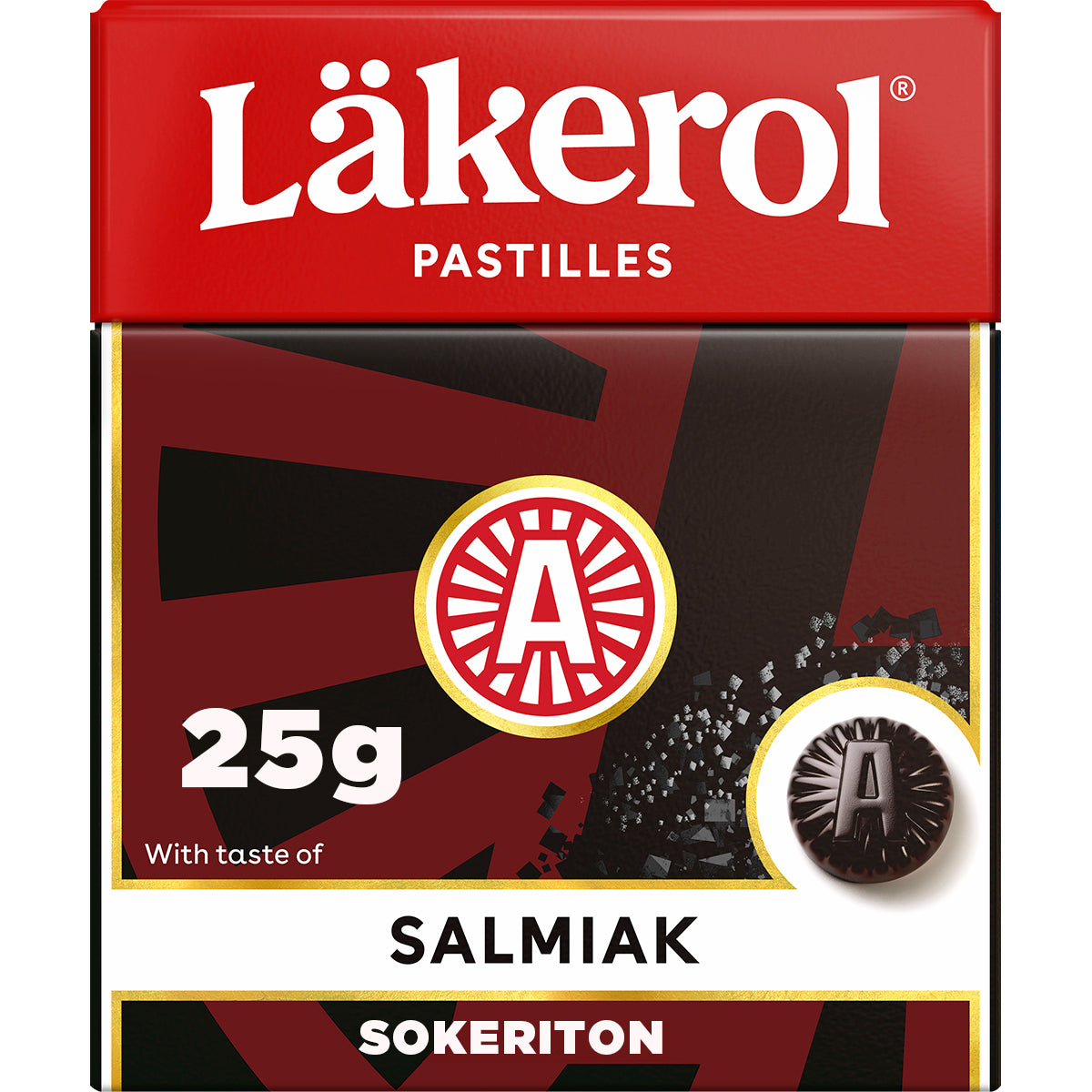 Läkerol Classic Salmiak pastilli 25g