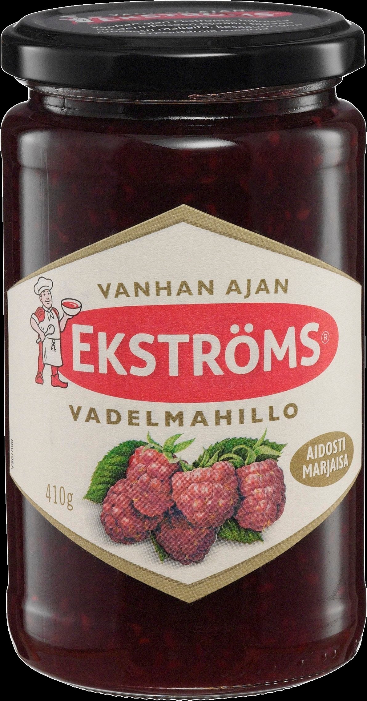 Ekströms Vanhan ajan vadelmahillo 410g
