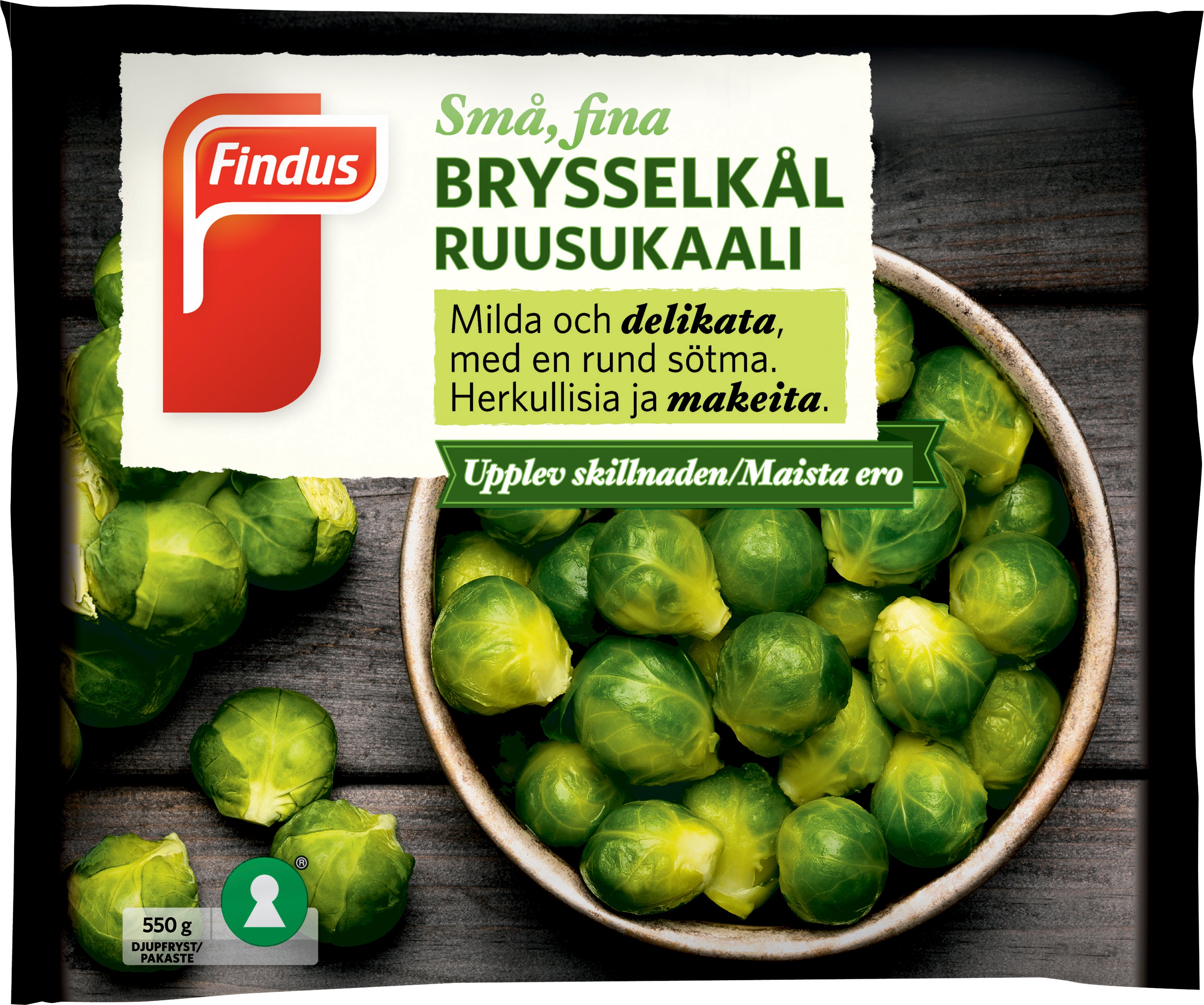 Findus Ruusukaali 550g, pakaste
