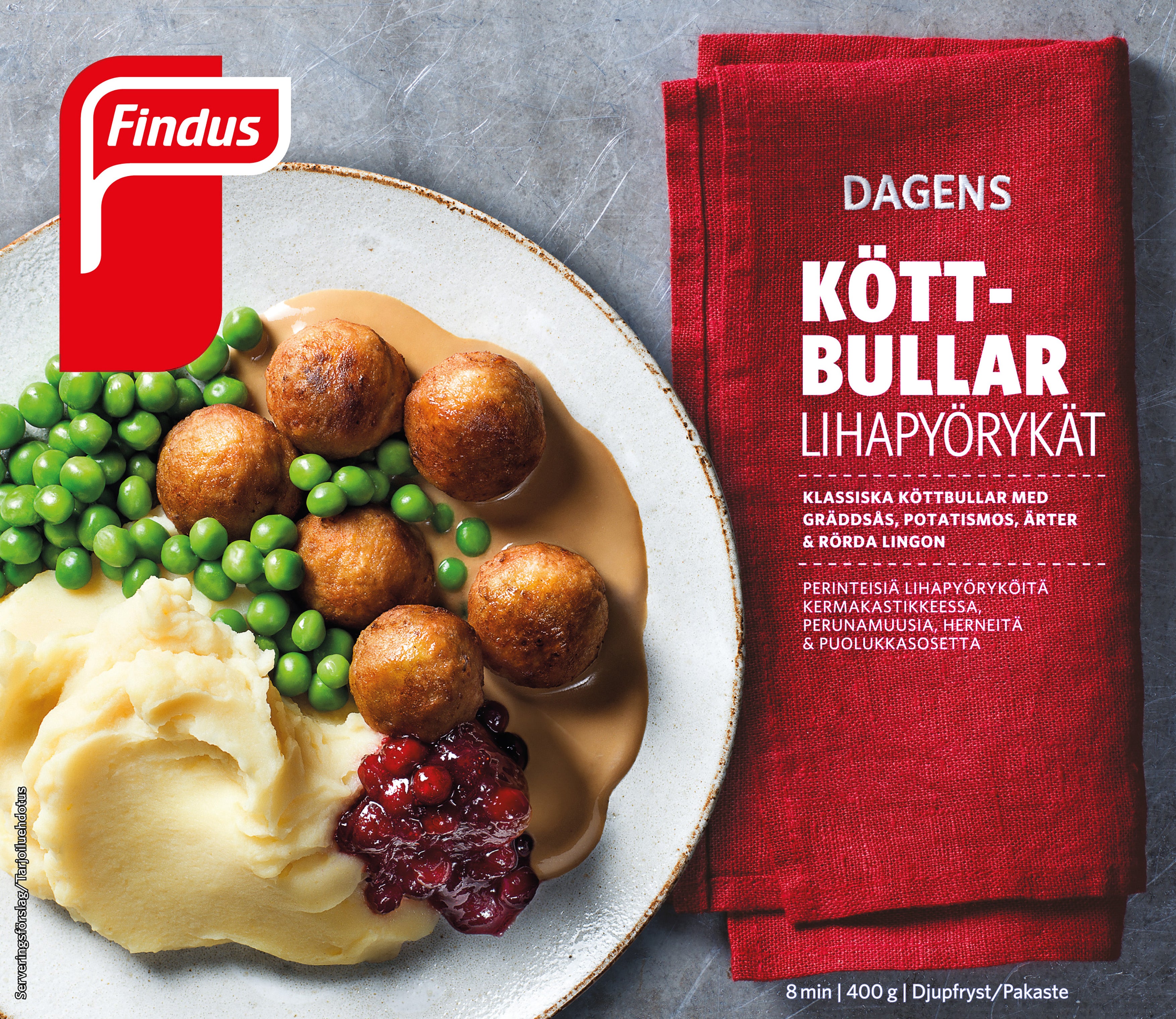 Findus Dagens Lihapyörykät 400g, pakaste
